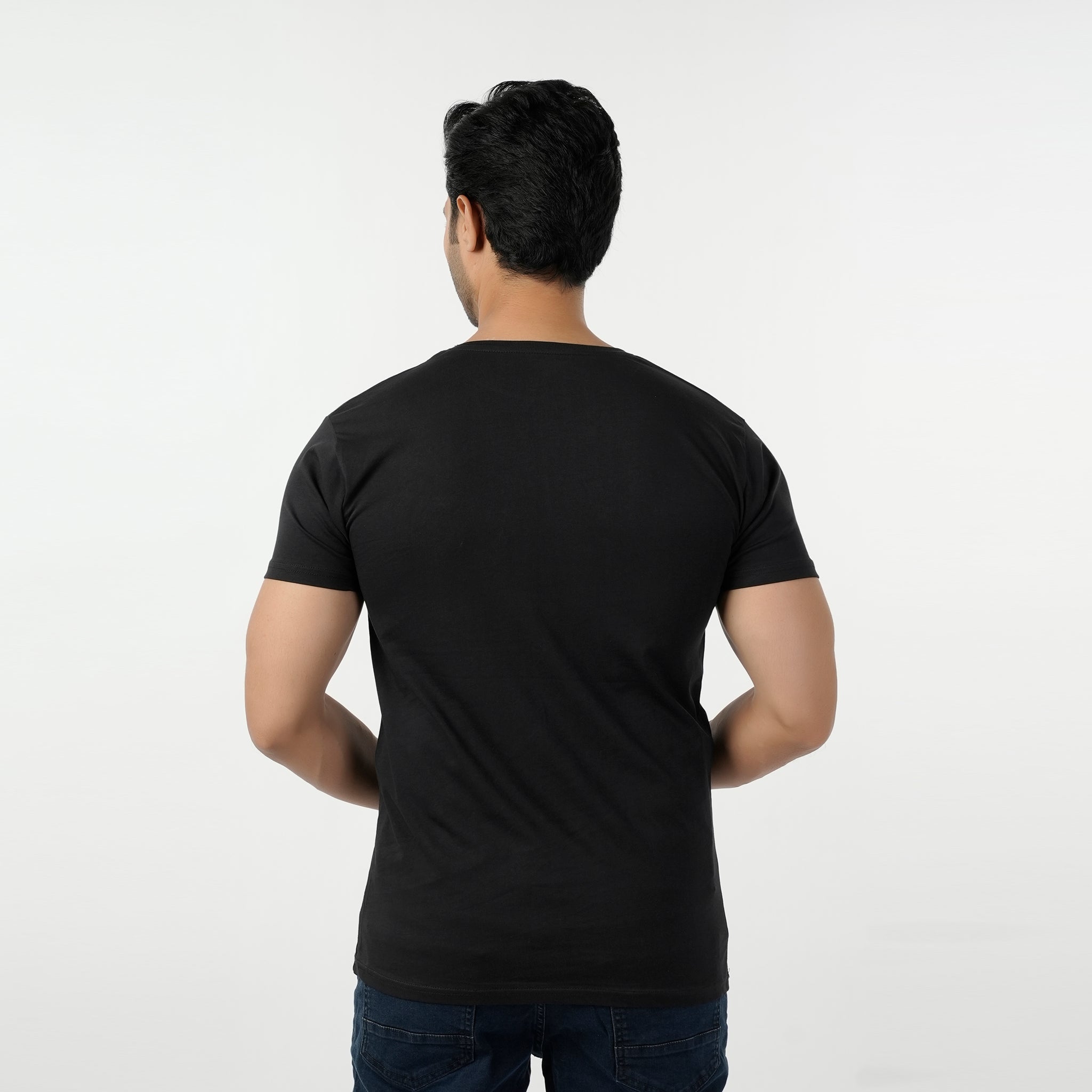 Eminent Men's Half Sleeves T-Shirt - Black, Men's T-Shirts & Polos, Eminent, Chase Value
