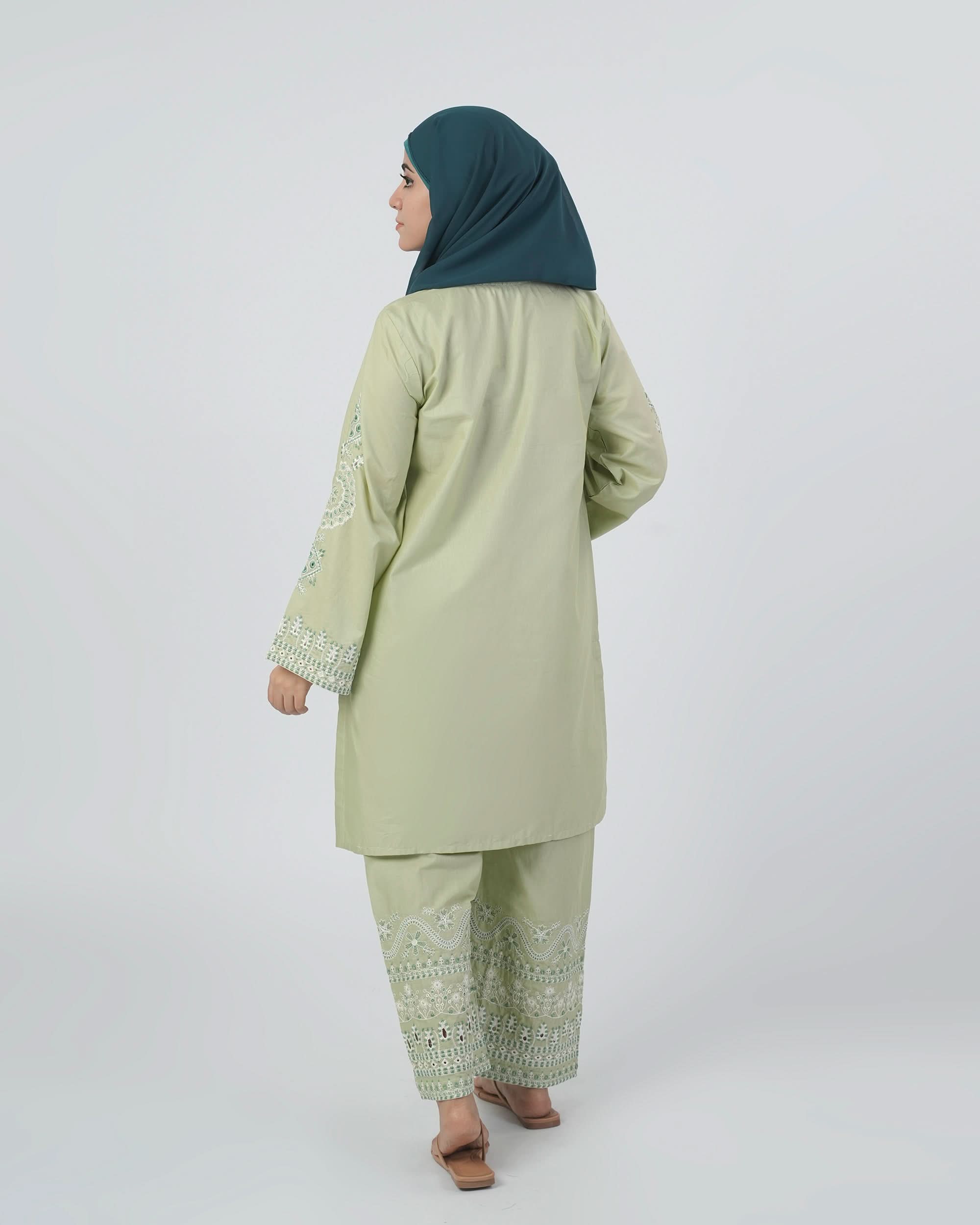 Valuables Women Fusion Embroidered 2-Piece Suit, Women Shalwar Suits, Chase Value, Chase Value