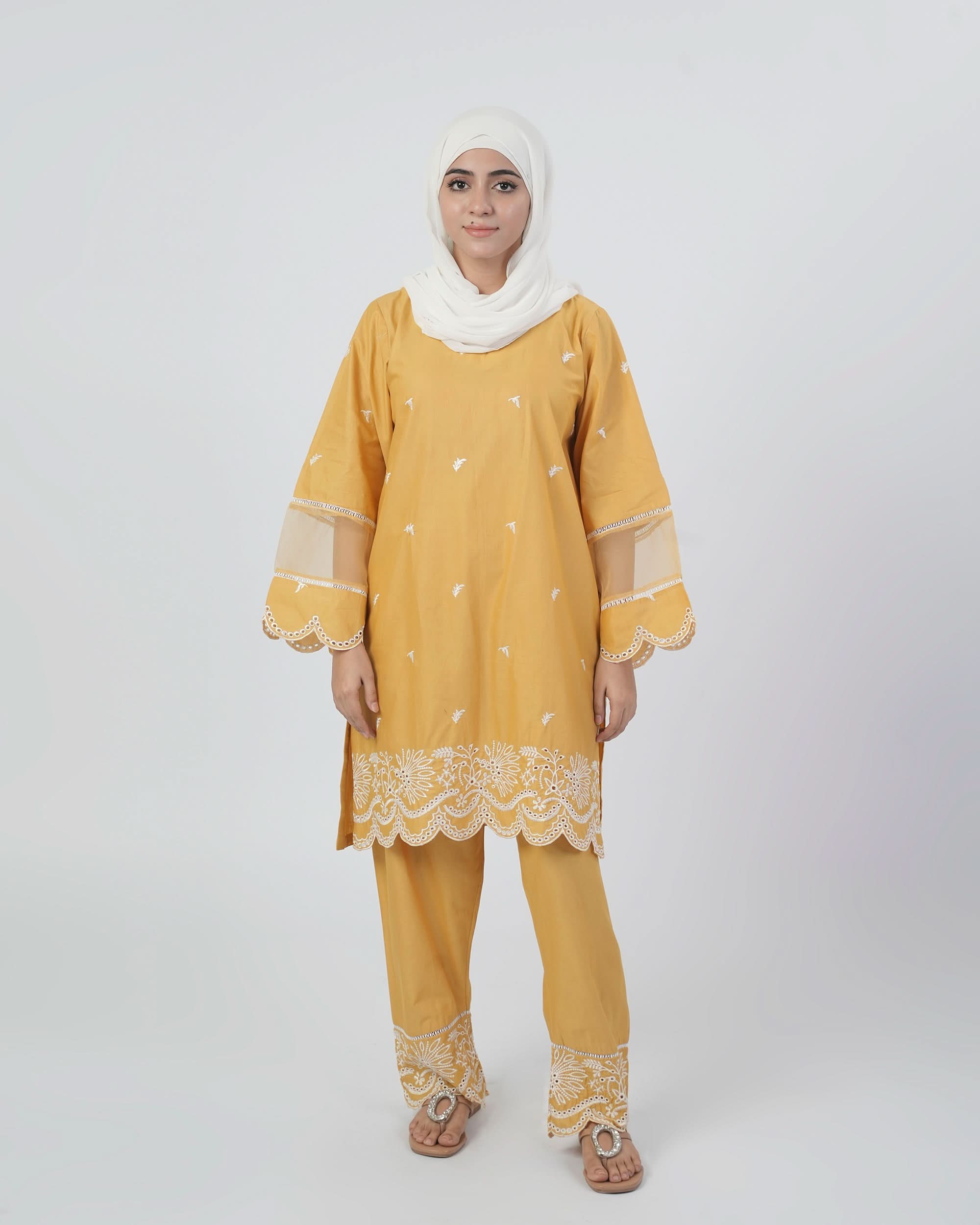 Valuables Women Fusion Embroidered 2-Piece Suit, Women Shalwar Suits, Chase Value, Chase Value