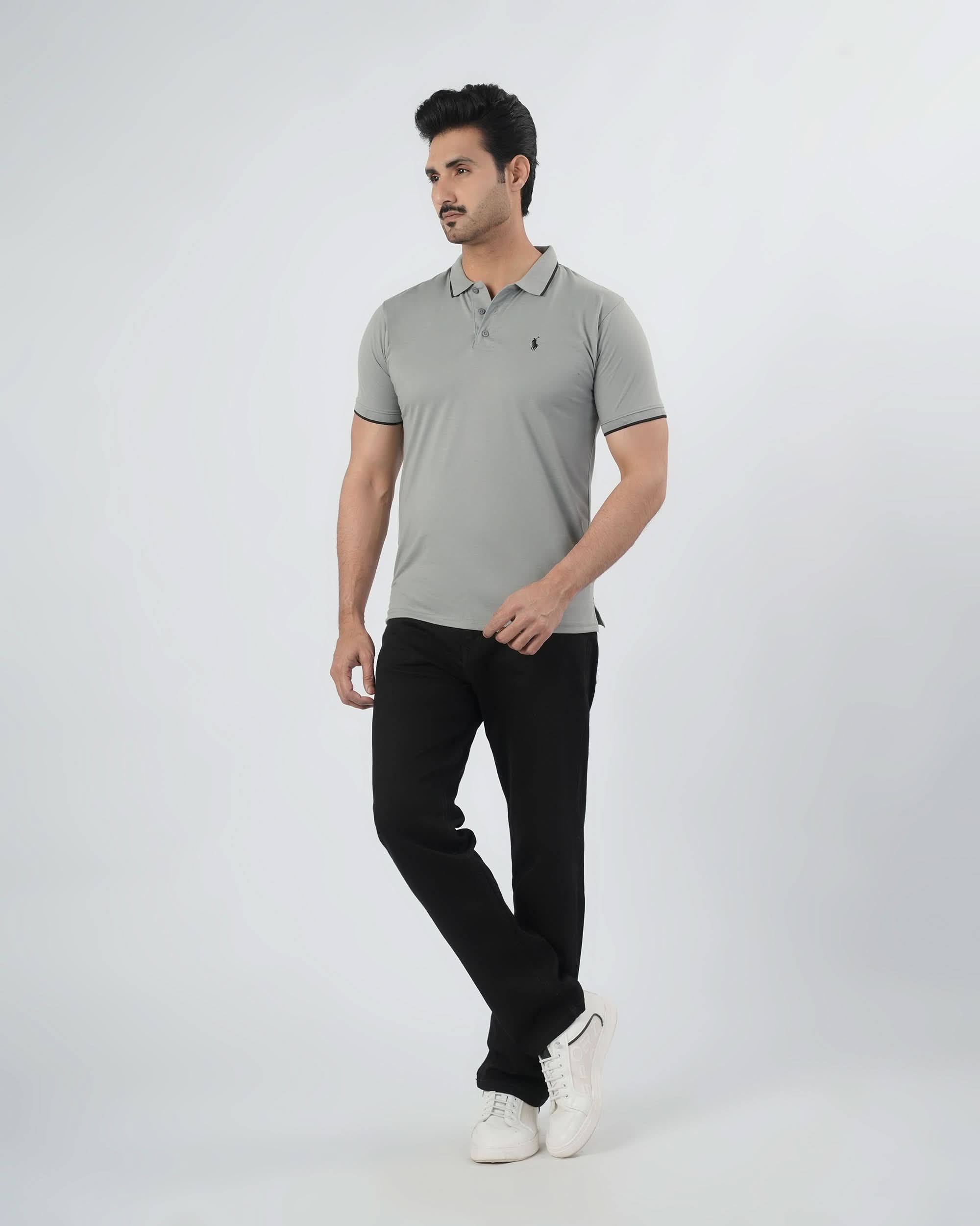 Men Half Sleeves Polo T-Shirt, Men's T-Shirts & Polos, Chase Value, Chase Value