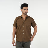 Eminent Men's Casual Half Sleeves Shirt - Brown, Men's Shirts, Eminent, Chase Value
