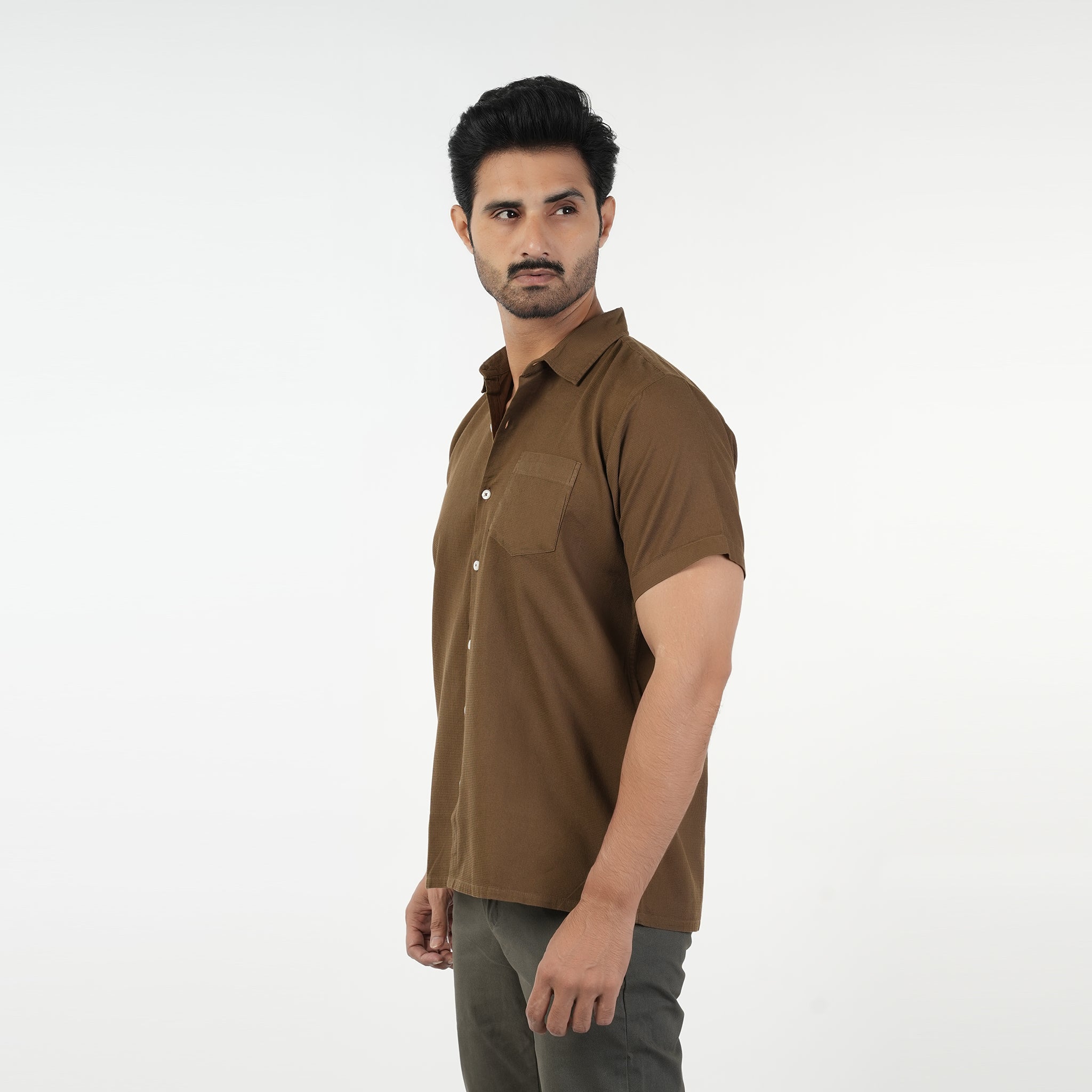 Eminent Men's Casual Half Sleeves Shirt - Brown, Men's Shirts, Eminent, Chase Value