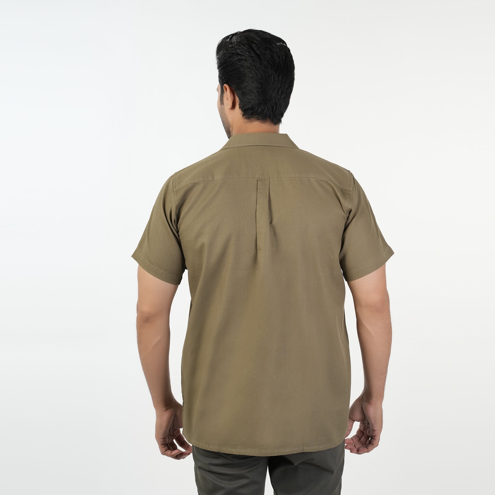 Eminent Men's Casual Half Sleeves Shirt - Olive, Men's Shirts, Eminent, Chase Value