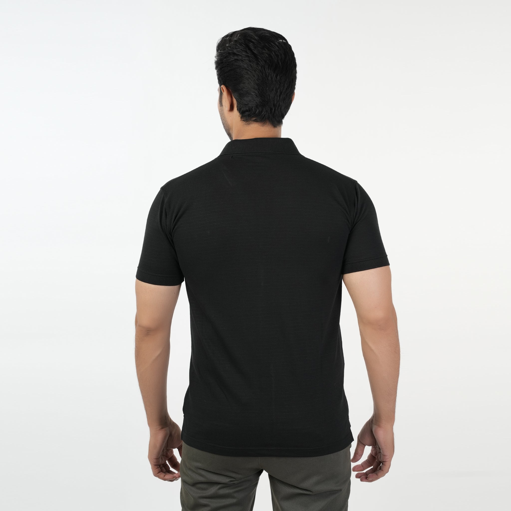 Eminent Men's Half Sleeves Polo Front Open Shirt - Black, Men's Shirts, Eminent, Chase Value