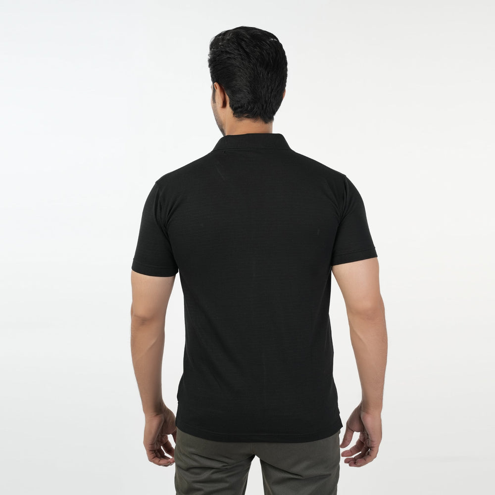 Eminent Men's Half Sleeves Polo Front Open Shirt - Black, Men's Shirts, Eminent, Chase Value