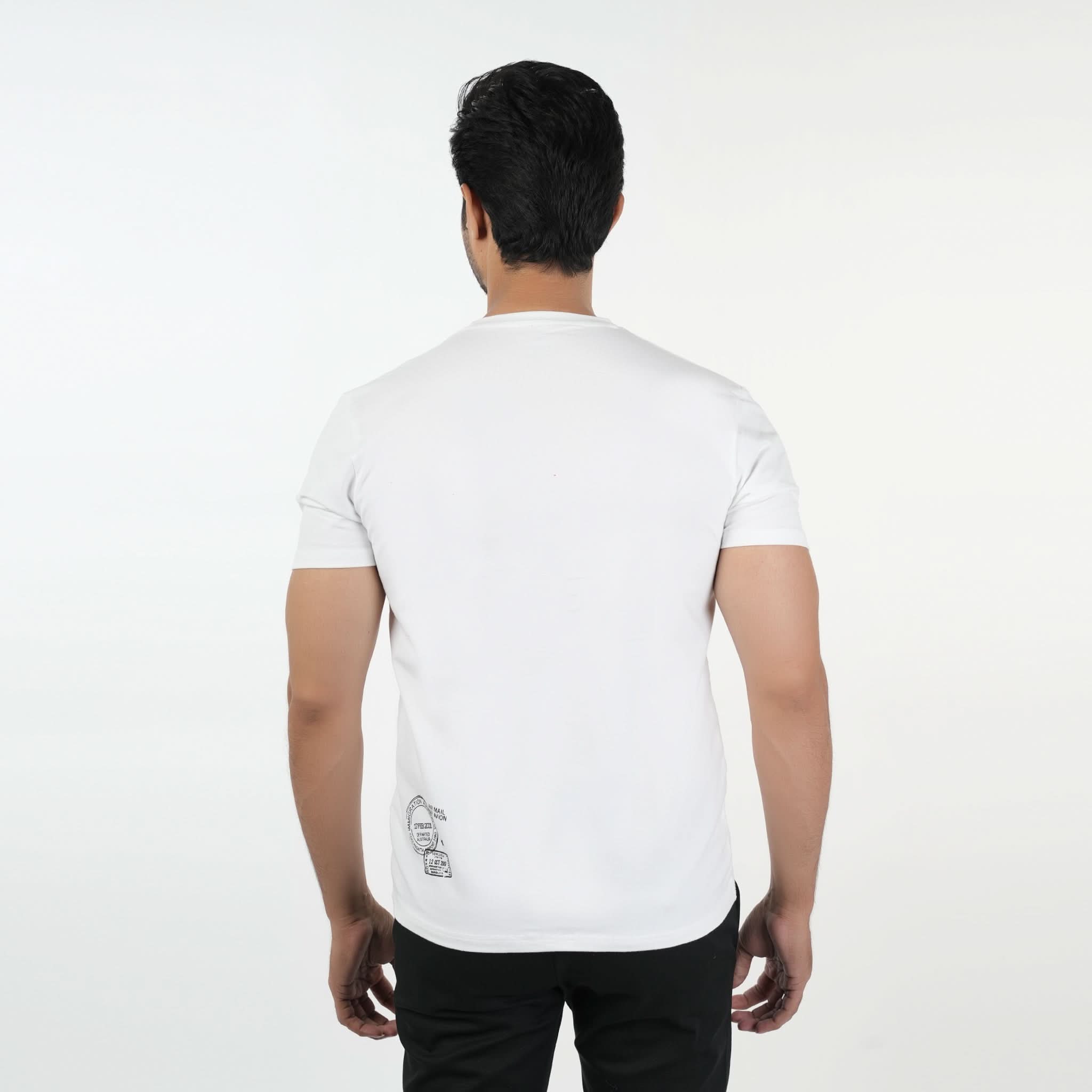 Eminent Men's Half Sleeves T-Shirt - White, Men's T-Shirts & Polos, Eminent, Chase Value