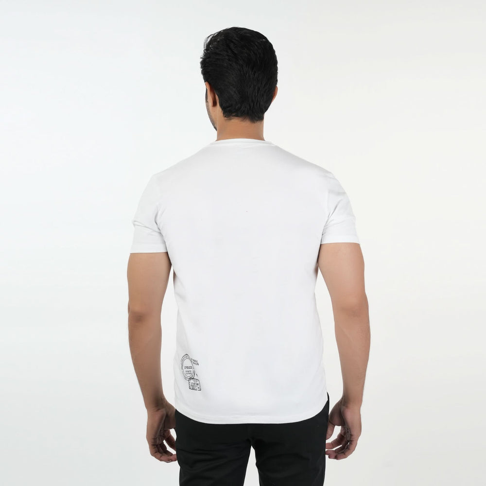 Eminent Men's Half Sleeves T-Shirt - White, Men's T-Shirts & Polos, Eminent, Chase Value