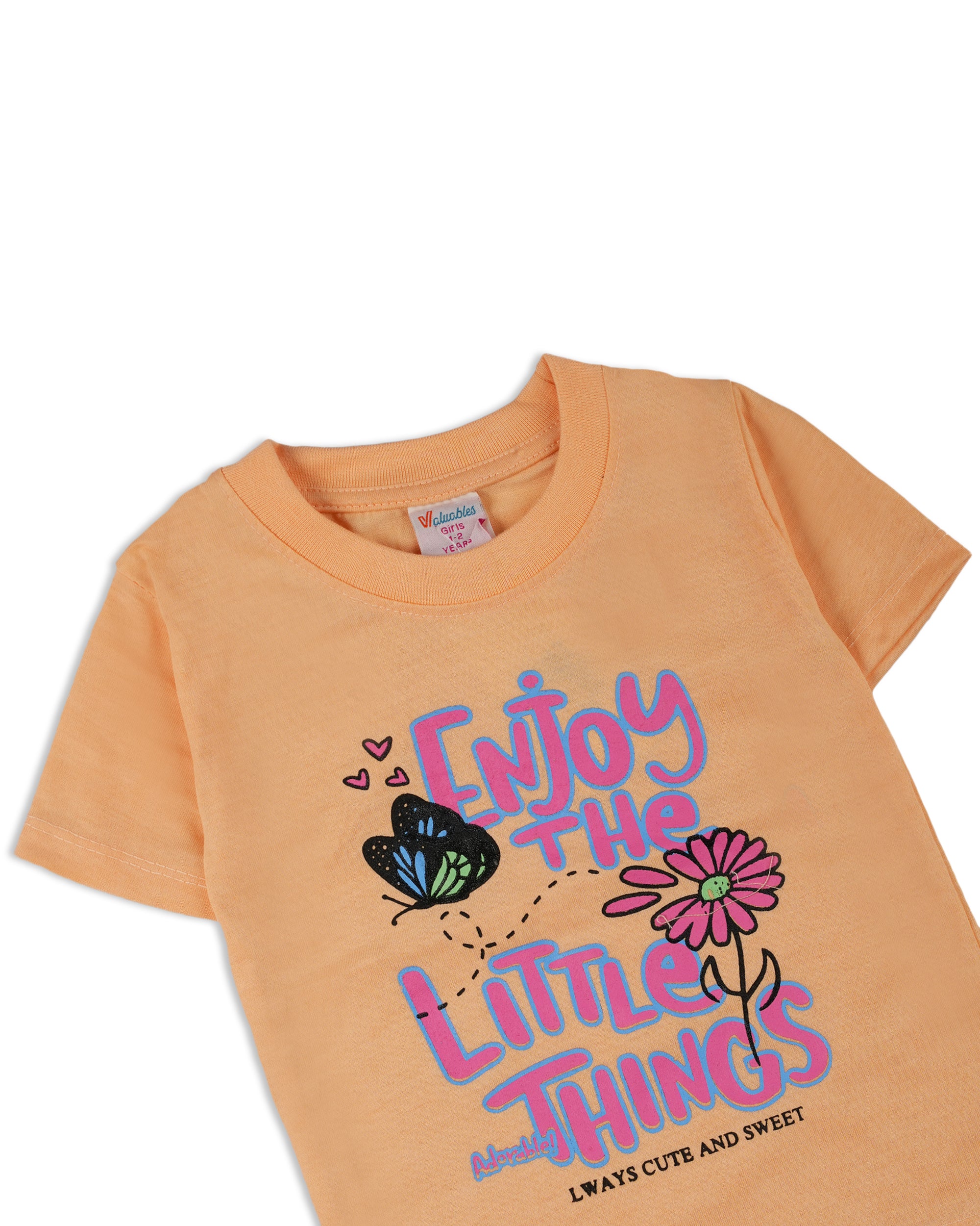 Valuables Girls' Half Sleeves Suit