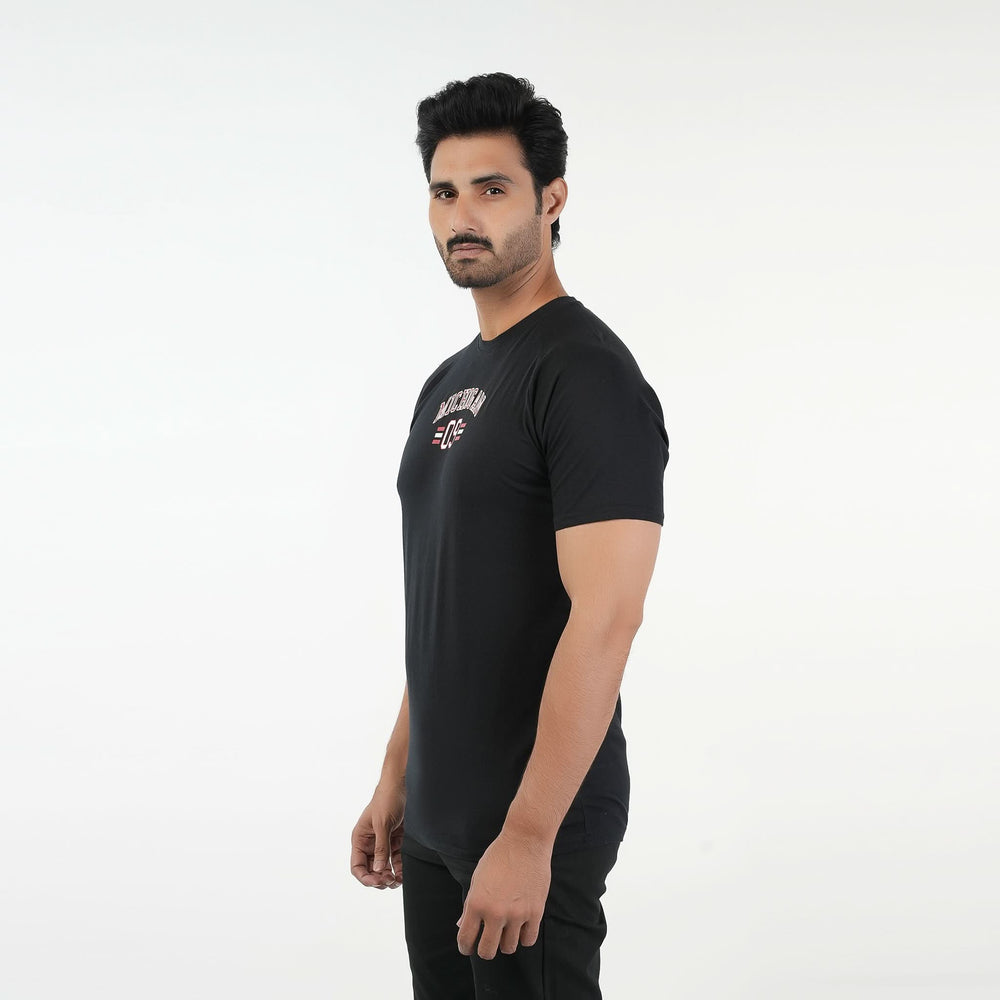 Eminent Men's Half Sleeves T-Shirt - Black, Men's T-Shirts & Polos, Eminent, Chase Value