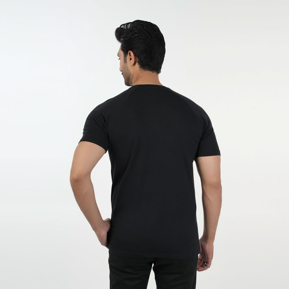 Eminent Men's Half Sleeves T-Shirt - Black, Men's T-Shirts & Polos, Eminent, Chase Value
