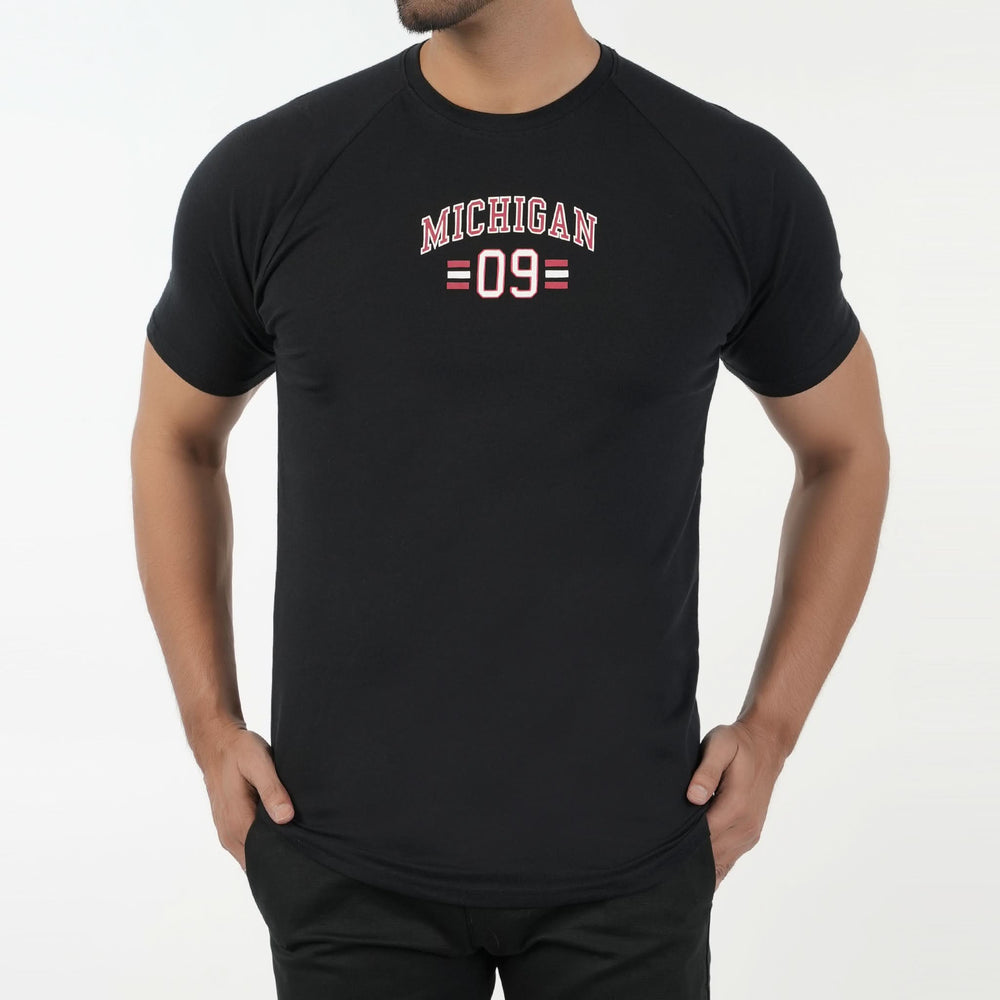 Eminent Men's Half Sleeves T-Shirt - Black, Men's T-Shirts & Polos, Eminent, Chase Value