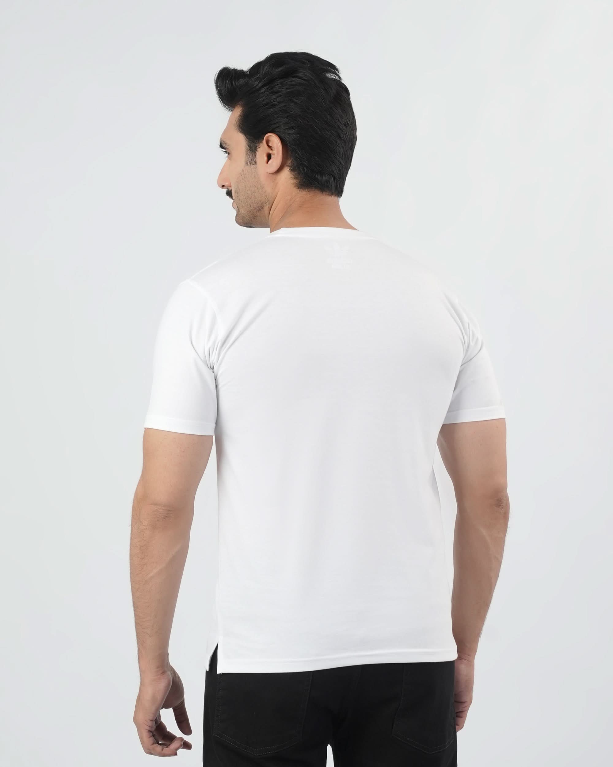 Men Half Sleeves Printed T-Shirt, Men's T-Shirts & Polos, Chase Value, Chase Value