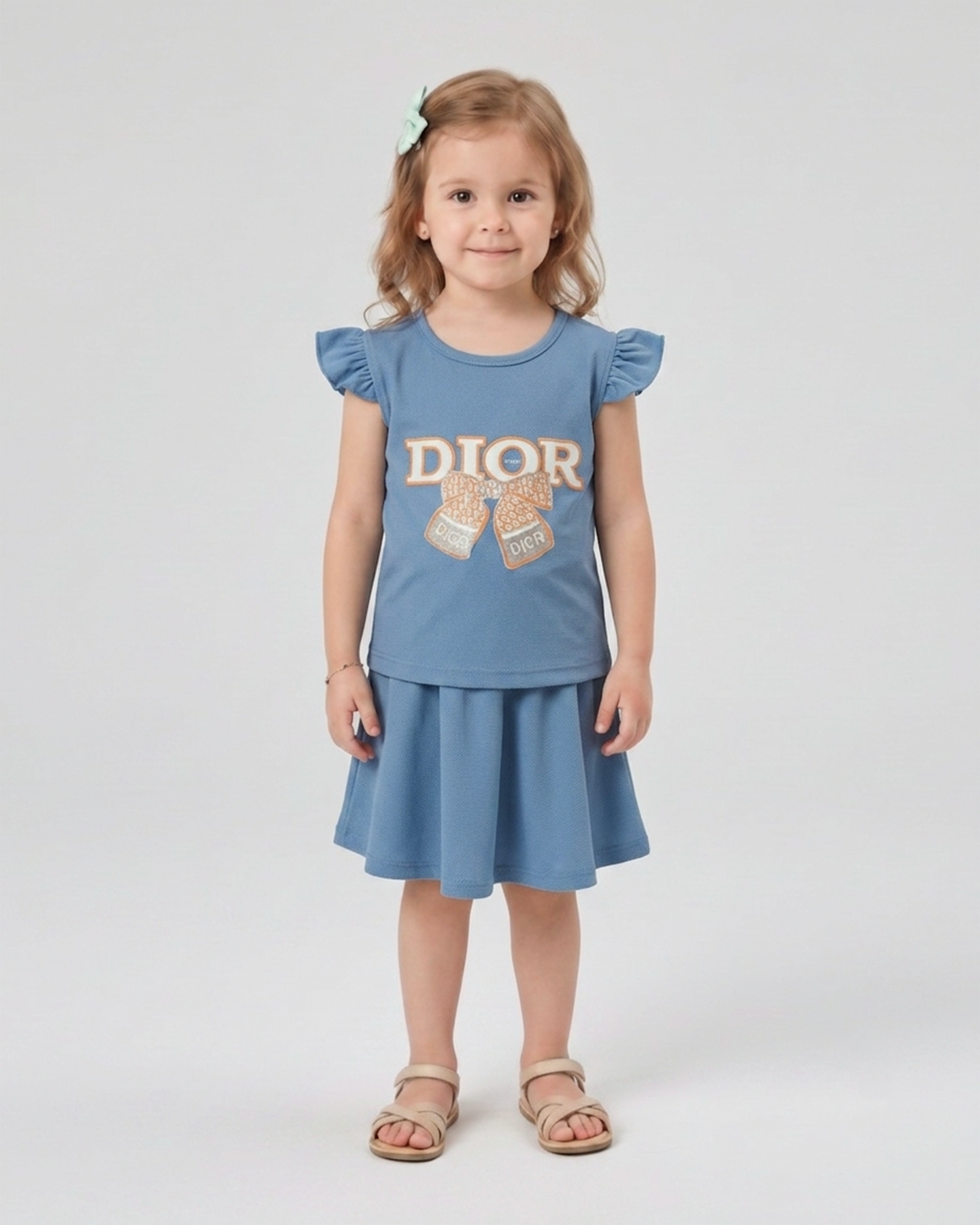 Valuables Girls' Half Sleeves Suit