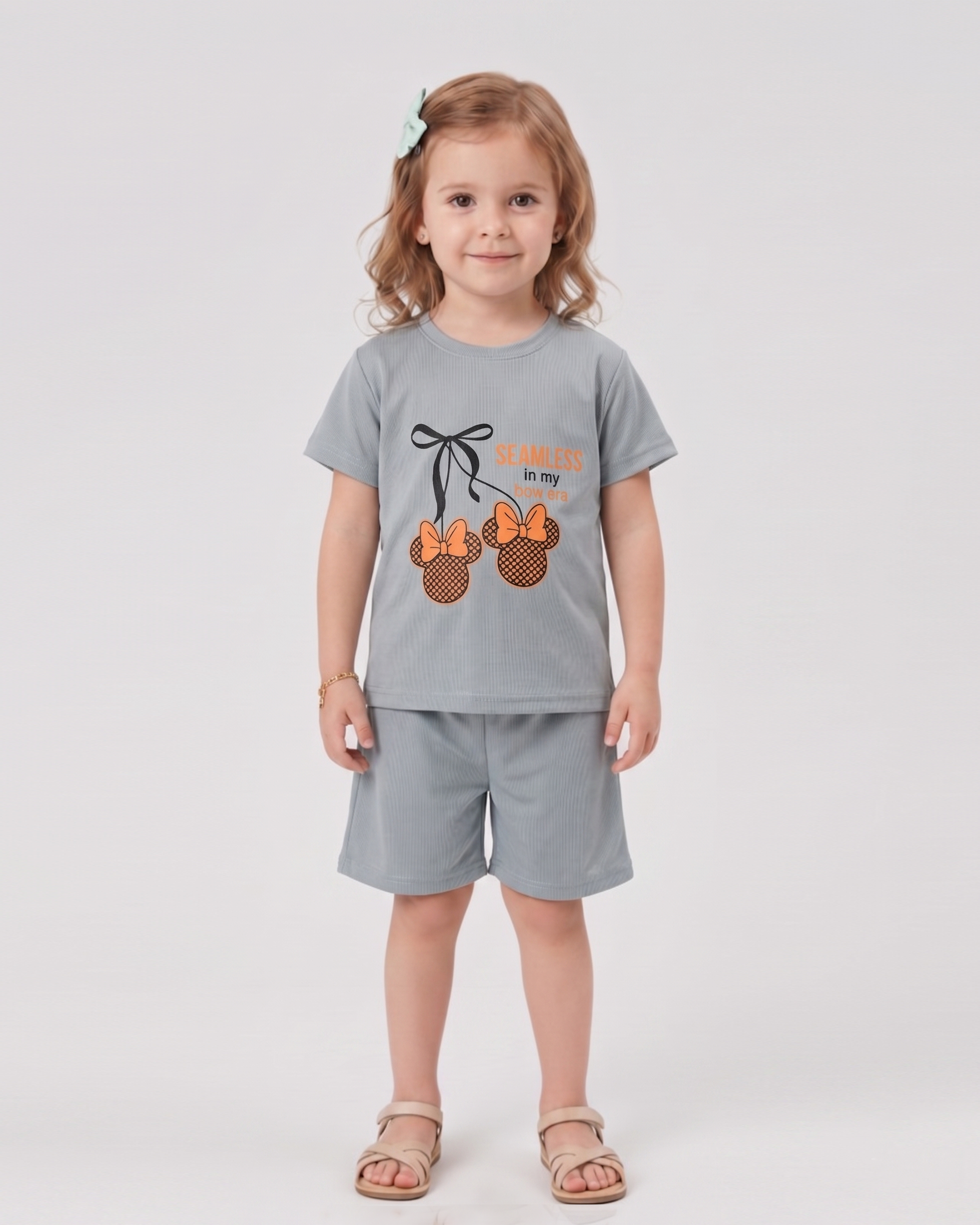 Valuables Girls' Half Sleeves Suit