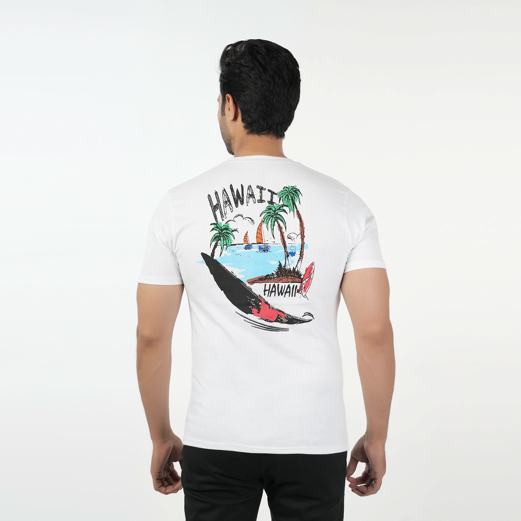 Valuable Men's Half Sleeves T-Shirt - White, Men's T-Shirts & Polos, Chase Value, Chase Value
