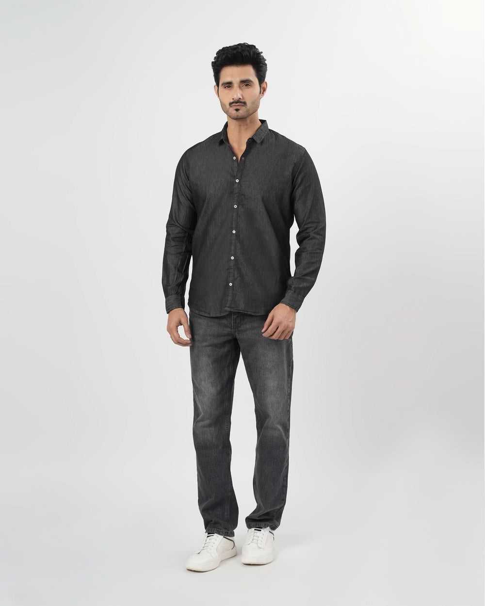 Men’s Full Sleeves Denim Shirt, Men's Shirts, Chase Value, Chase Value