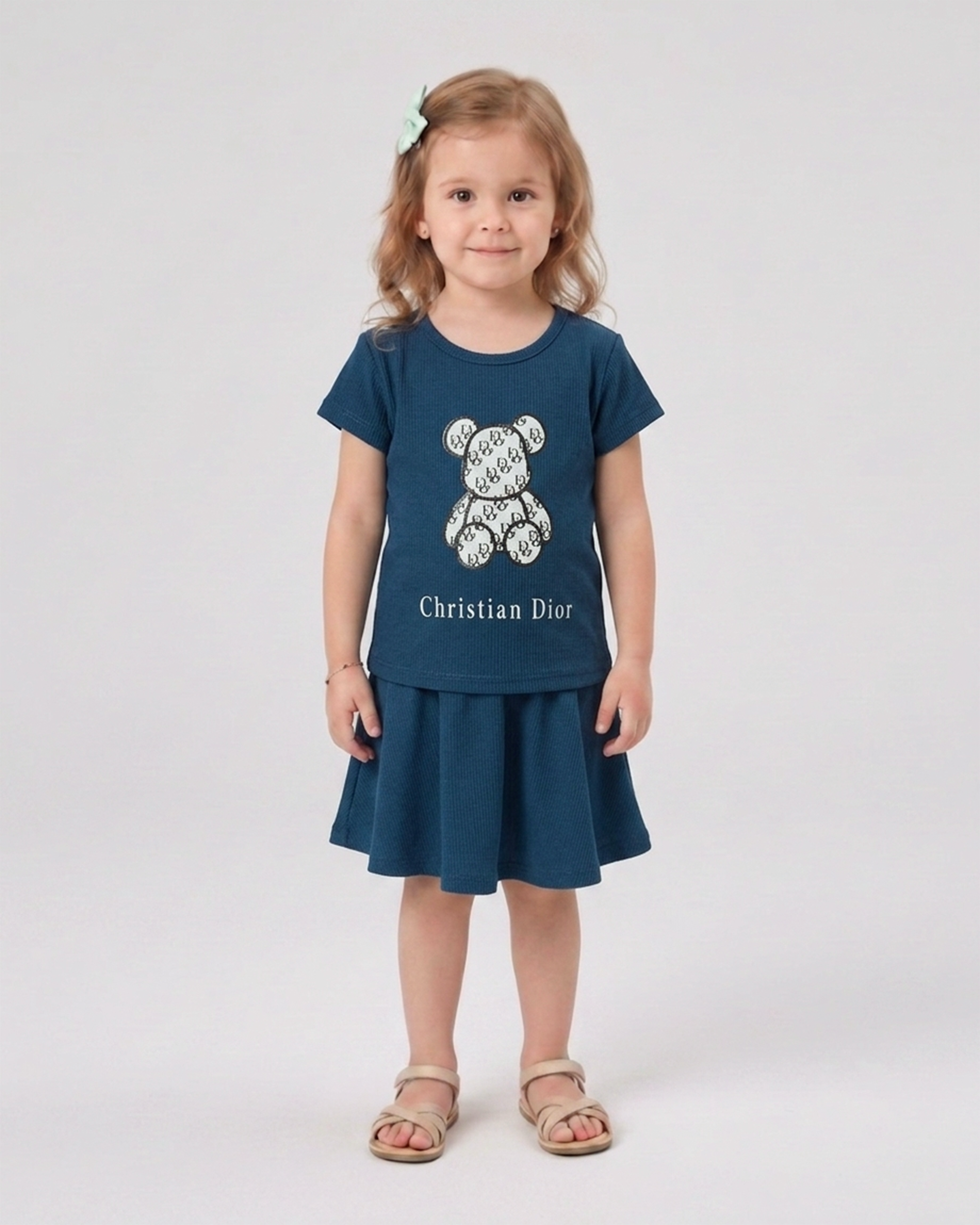 Valuables Girls' Half Sleeves Suit