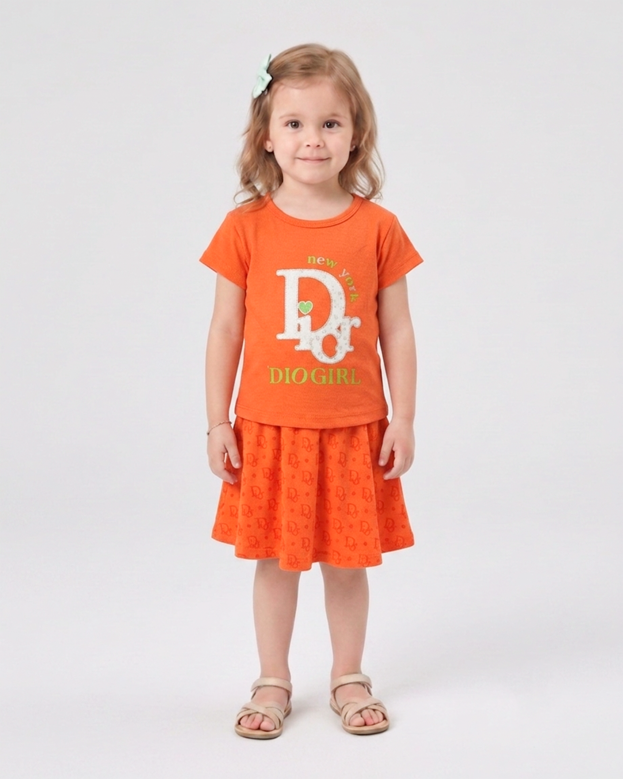 Valuables Girls' Half Sleeves Suit