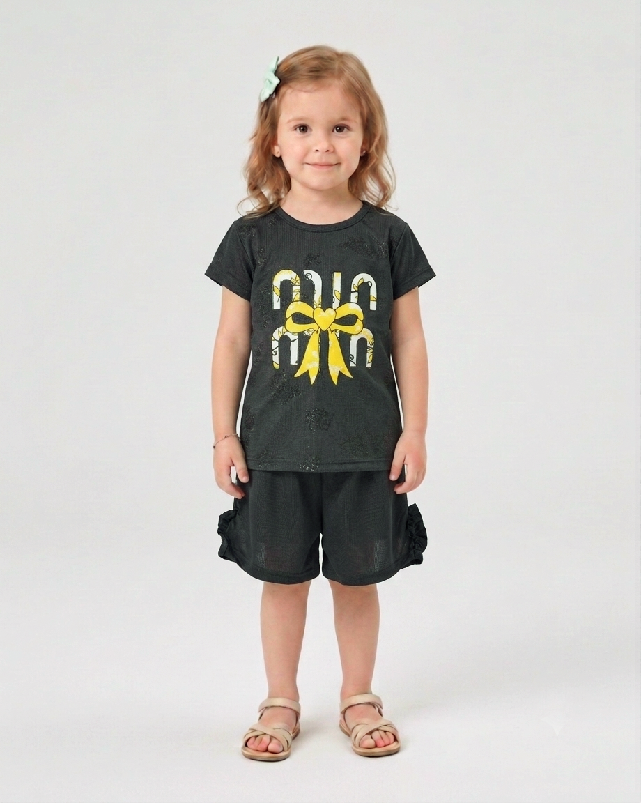 Valuables Girls' Half Sleeves Suit
