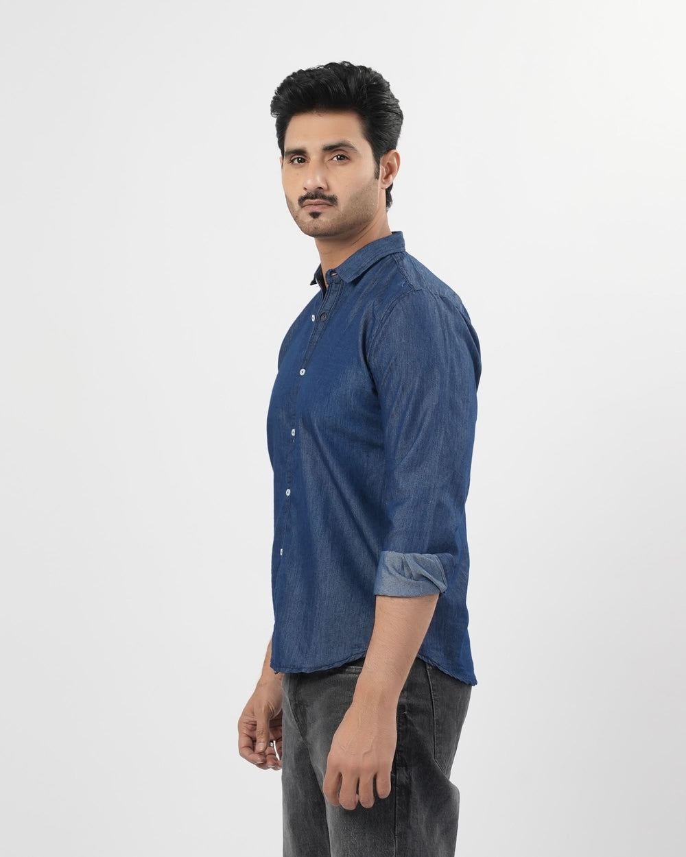 Men’s Full Sleeves Denim Shirt, Men's Shirts, Chase Value, Chase Value