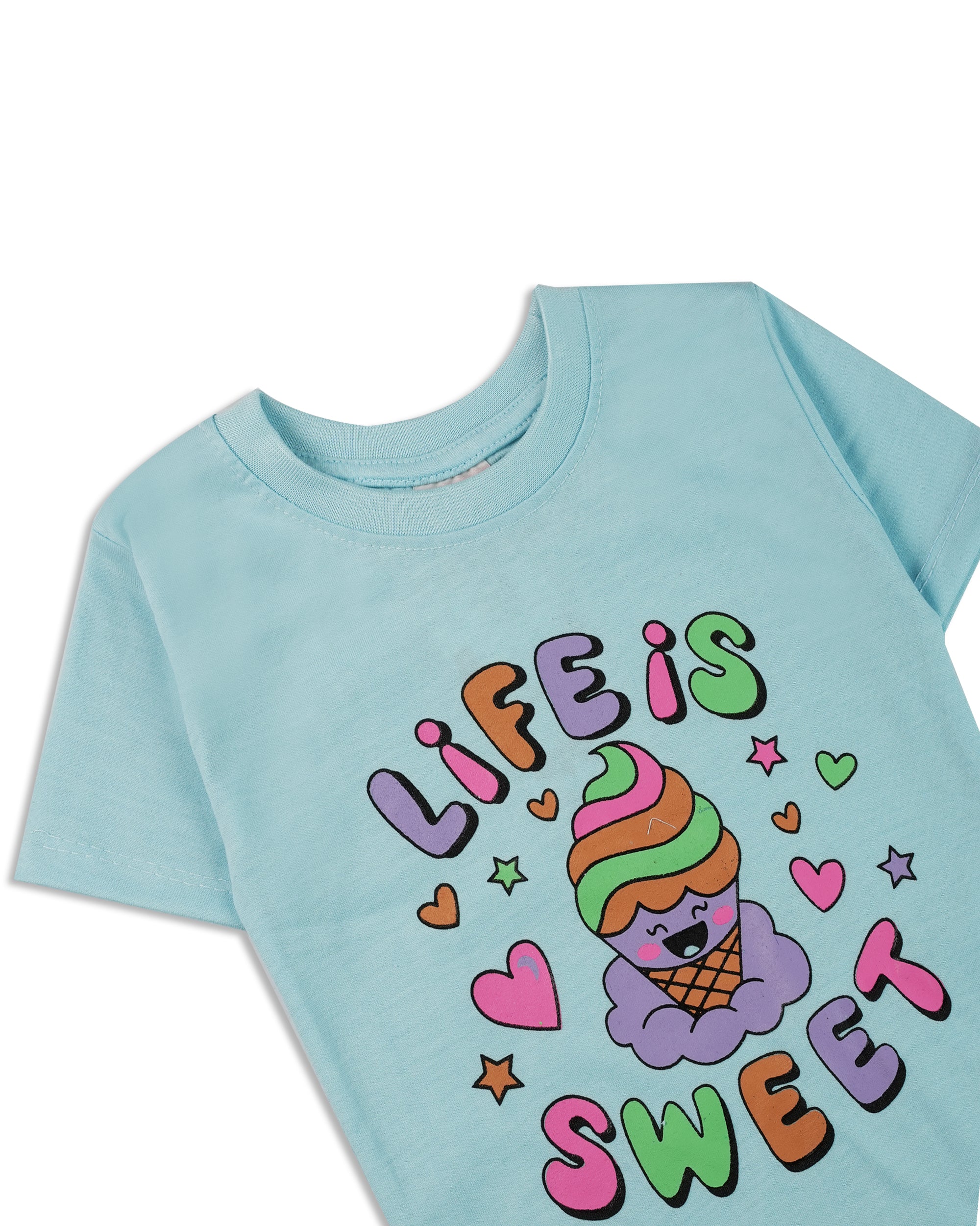 Valuables Girls' Half Sleeves Suit