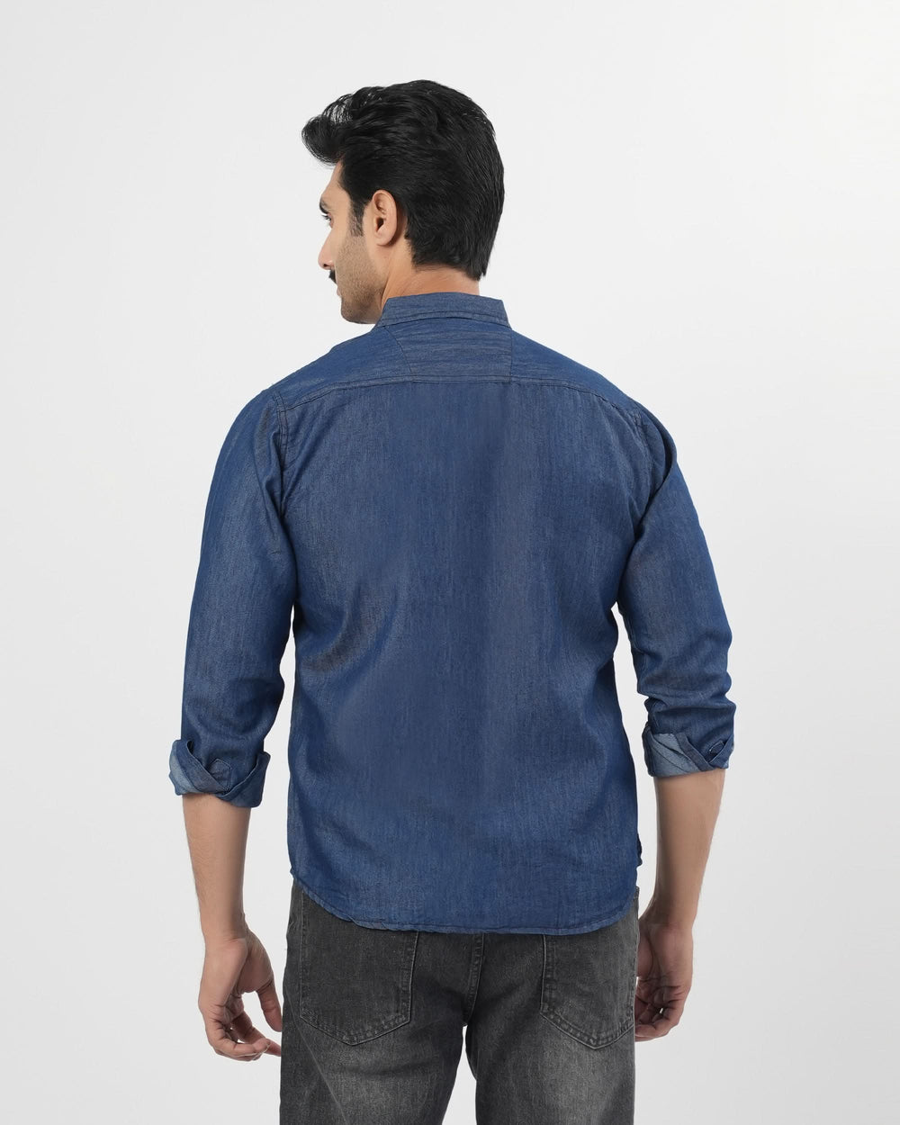 Men’s Full Sleeves Denim Shirt, Men's Shirts, Chase Value, Chase Value