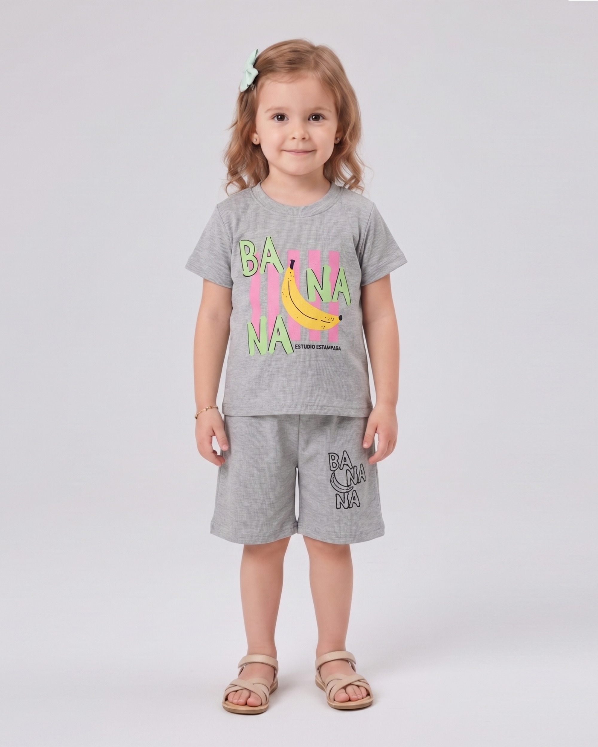 Valuables Girls' Half Sleeves Suit