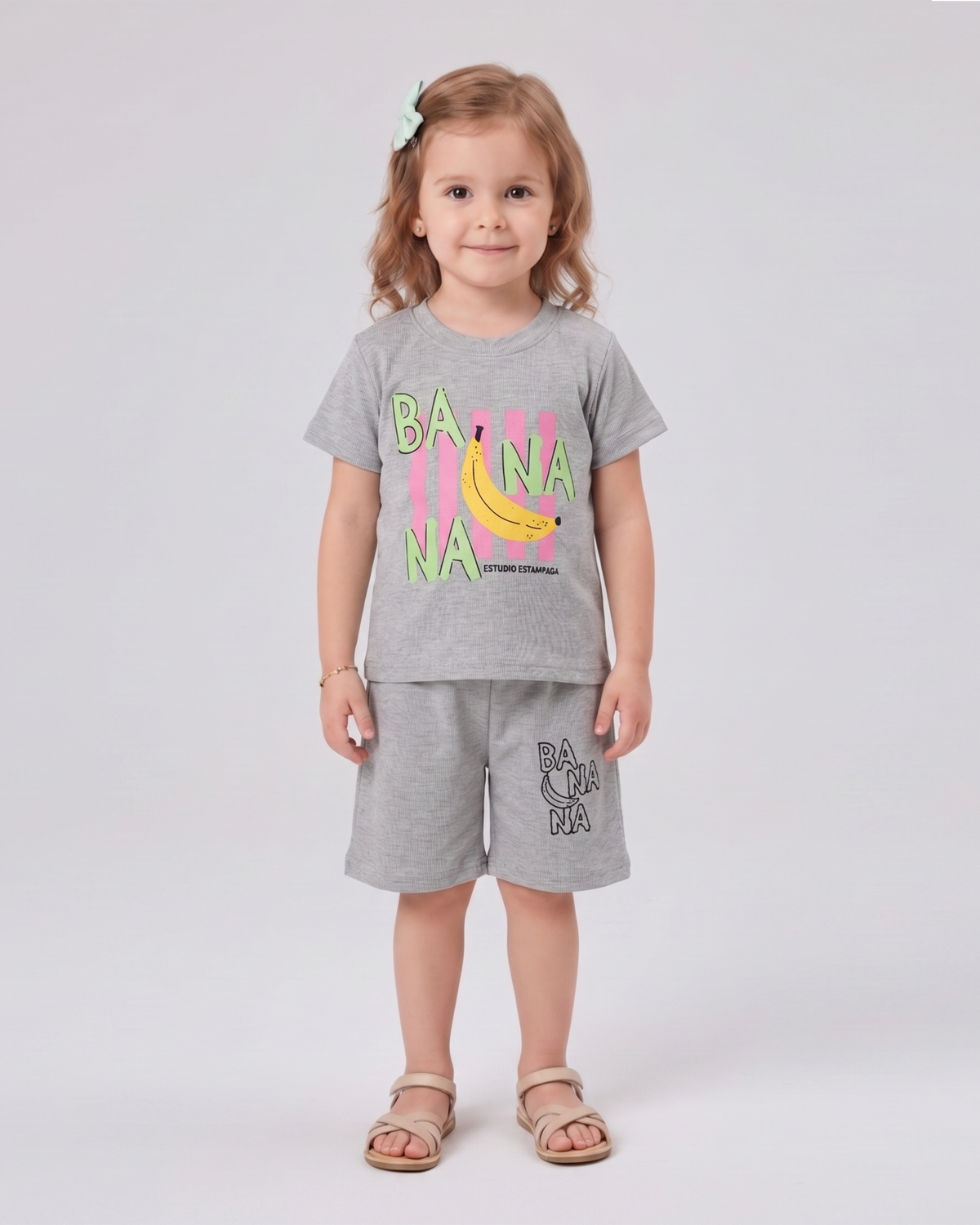 Valuables Girls' Half Sleeves Suit