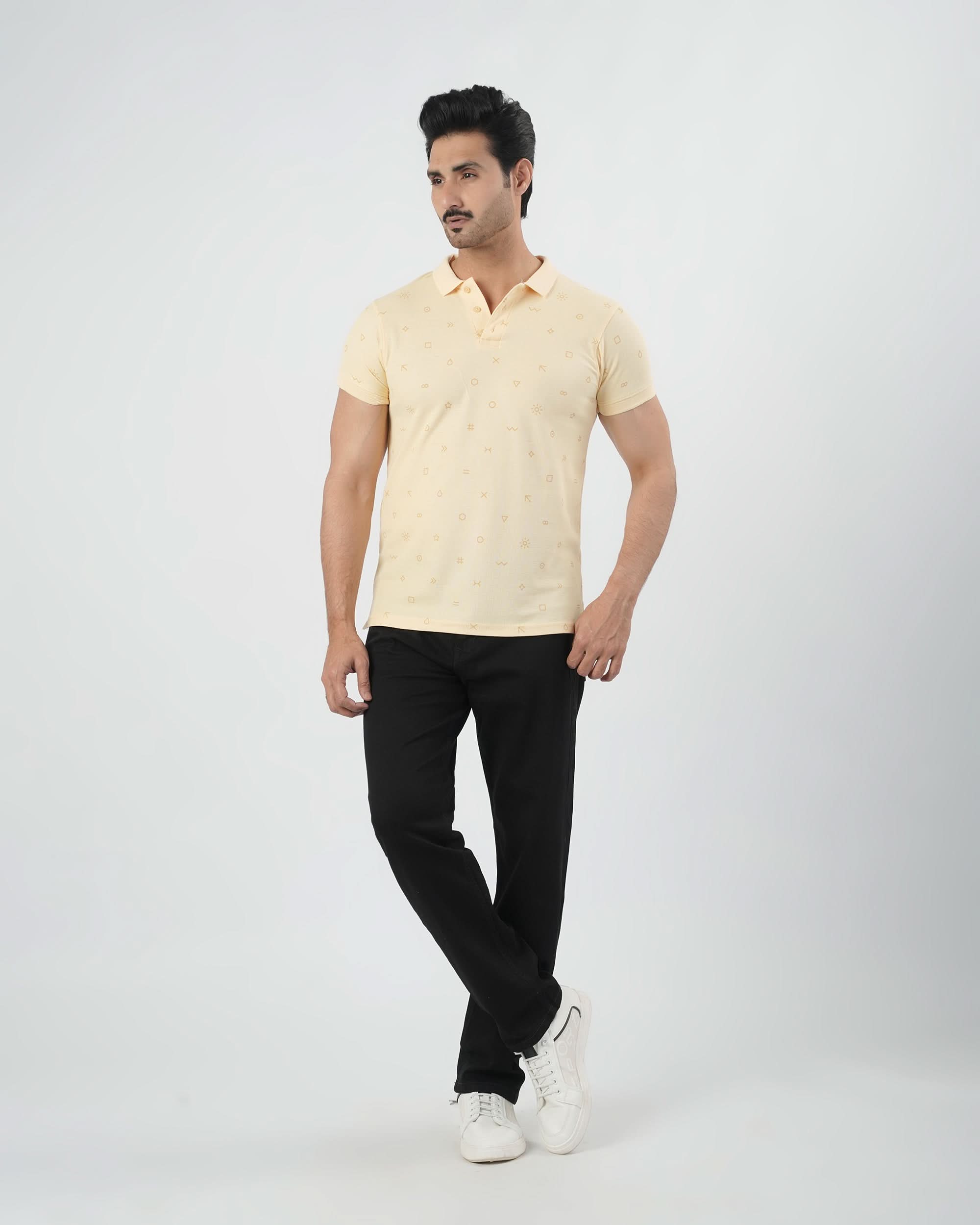 Men Half Sleeves Polo T-Shirt, Men's T-Shirts & Polos, Chase Value, Chase Value