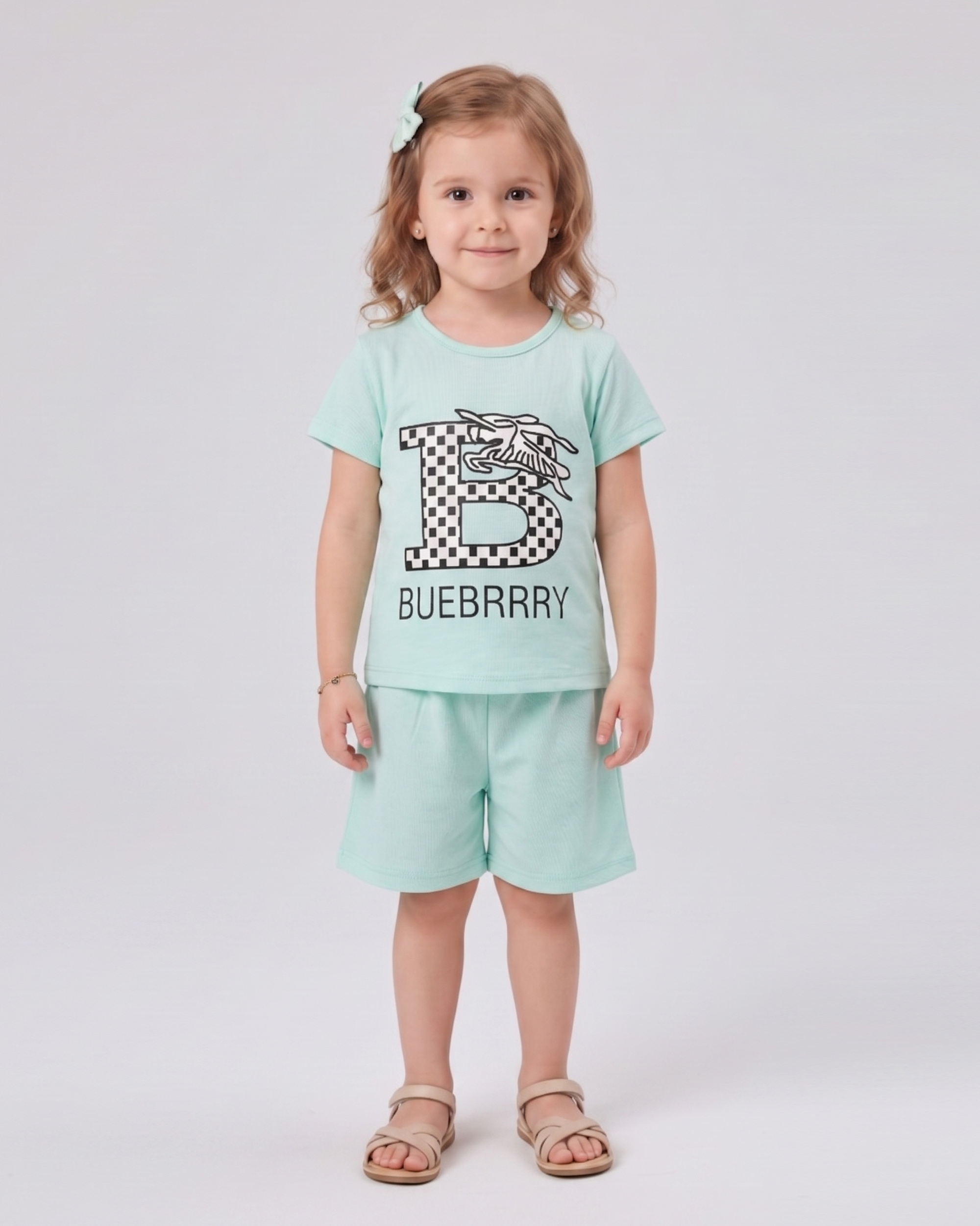 Valuables Girls' Half Sleeves Suit