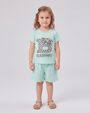 Valuables Girls' Half Sleeves Suit