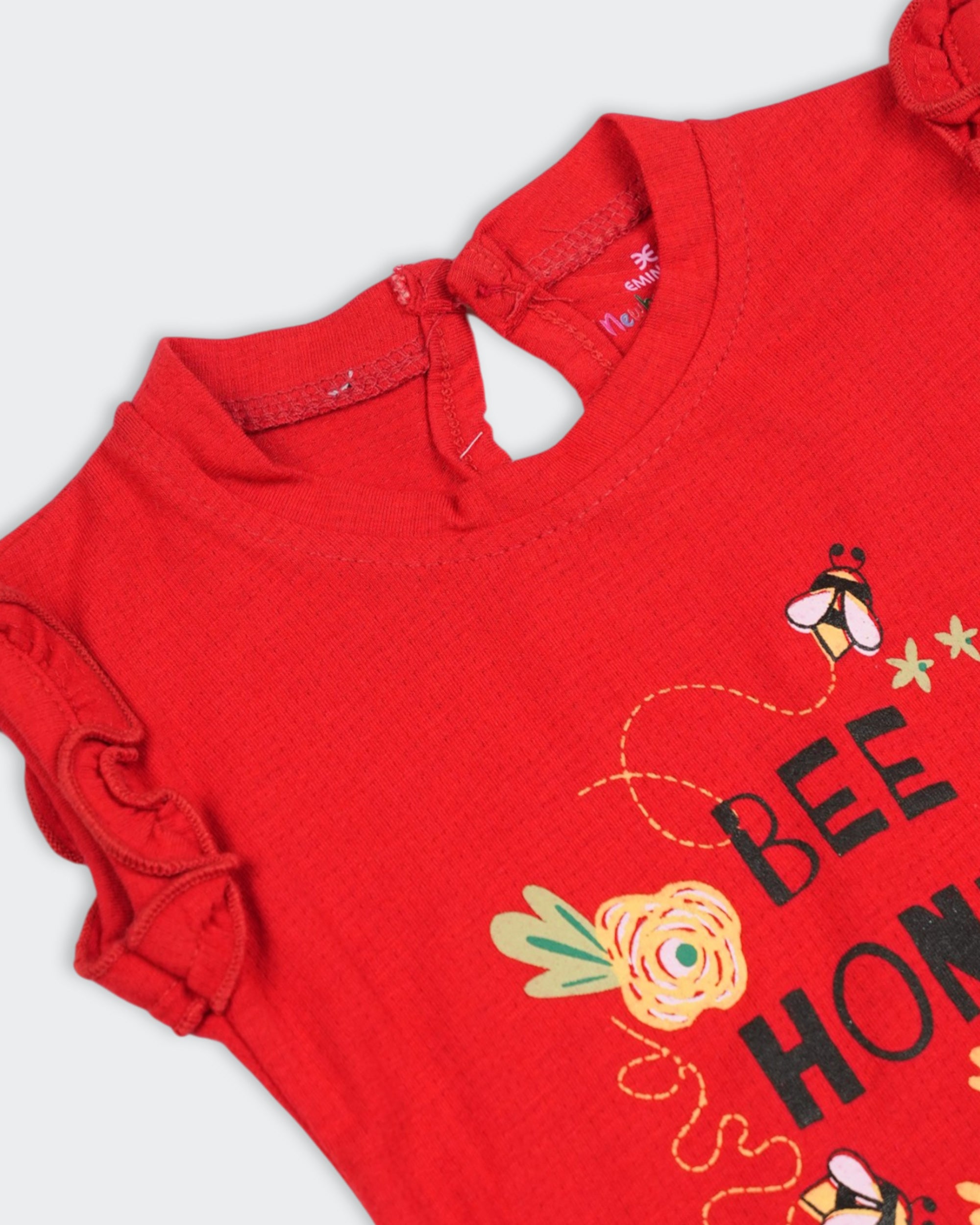 Eminent Newborn Girls Full Sleeves T-Shirt