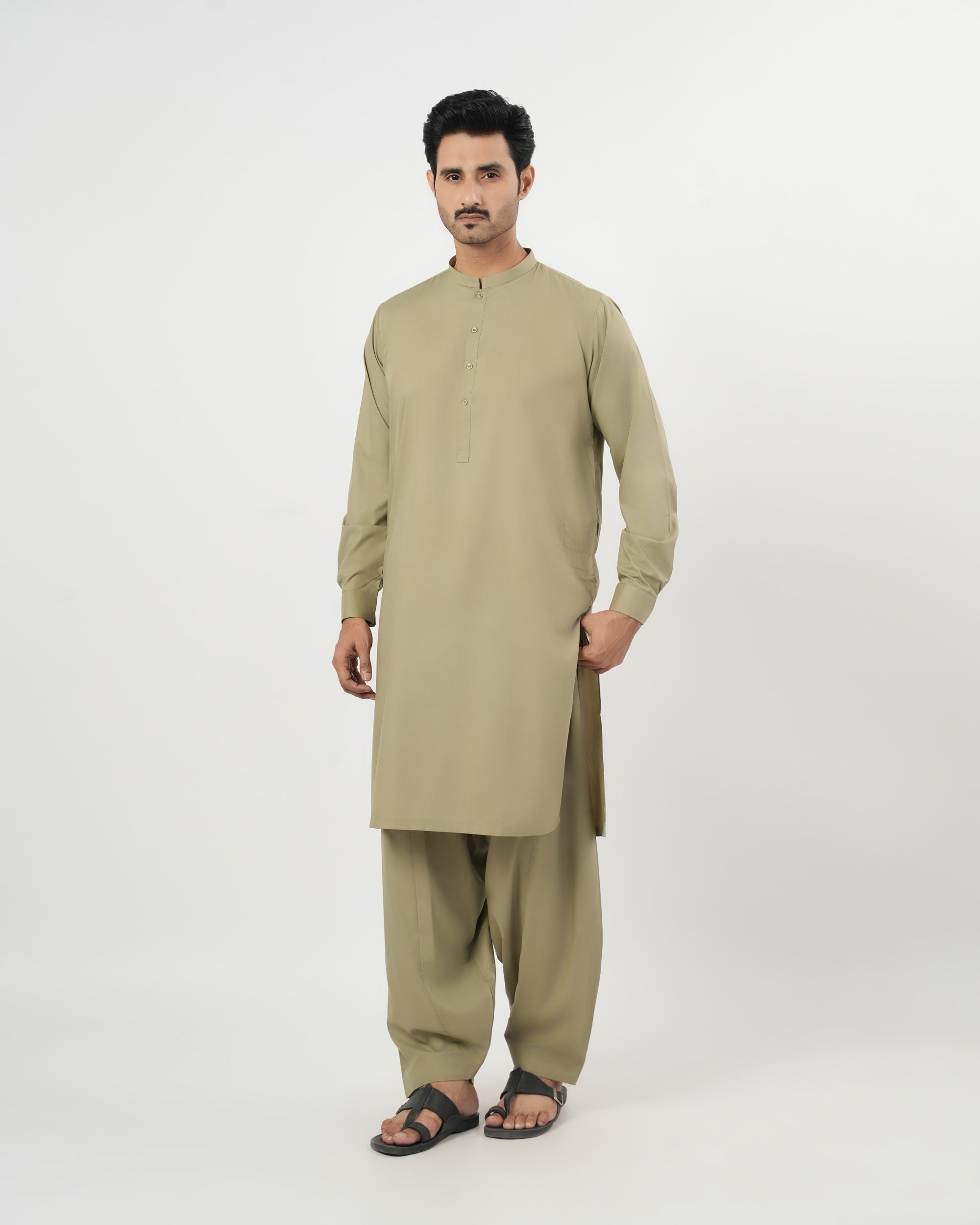 Eminent Men's Plain Shalwar Kameez