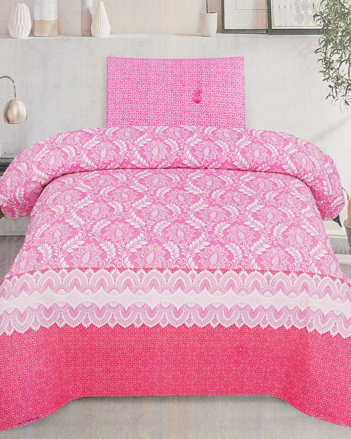 Valuables Single Bed Sheet – Salonika, Single Size Bed Sheet, Chase Value, Chase Value