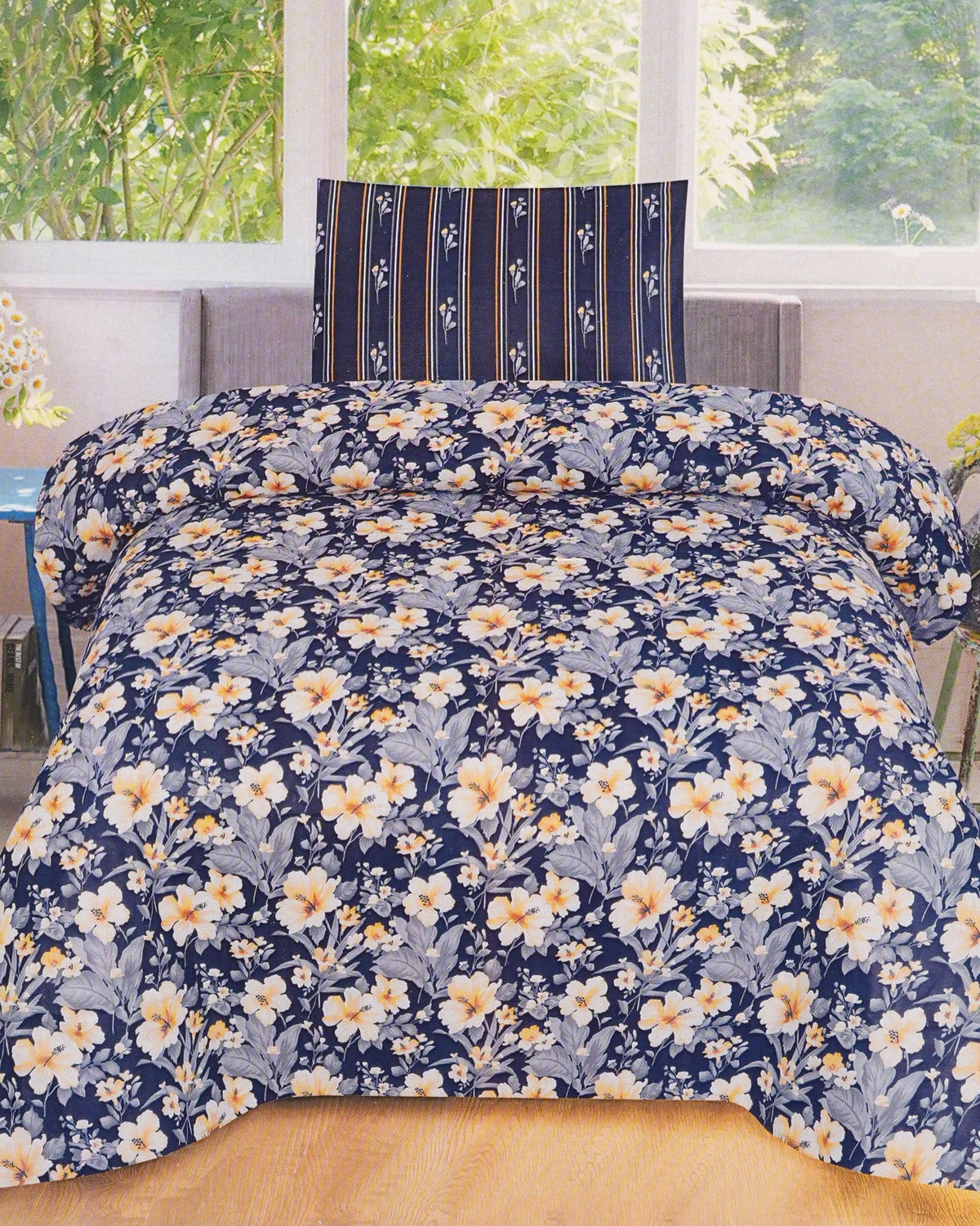 Valuables Single Bed Sheet – Salonika, Single Size Bed Sheet, Chase Value, Chase Value