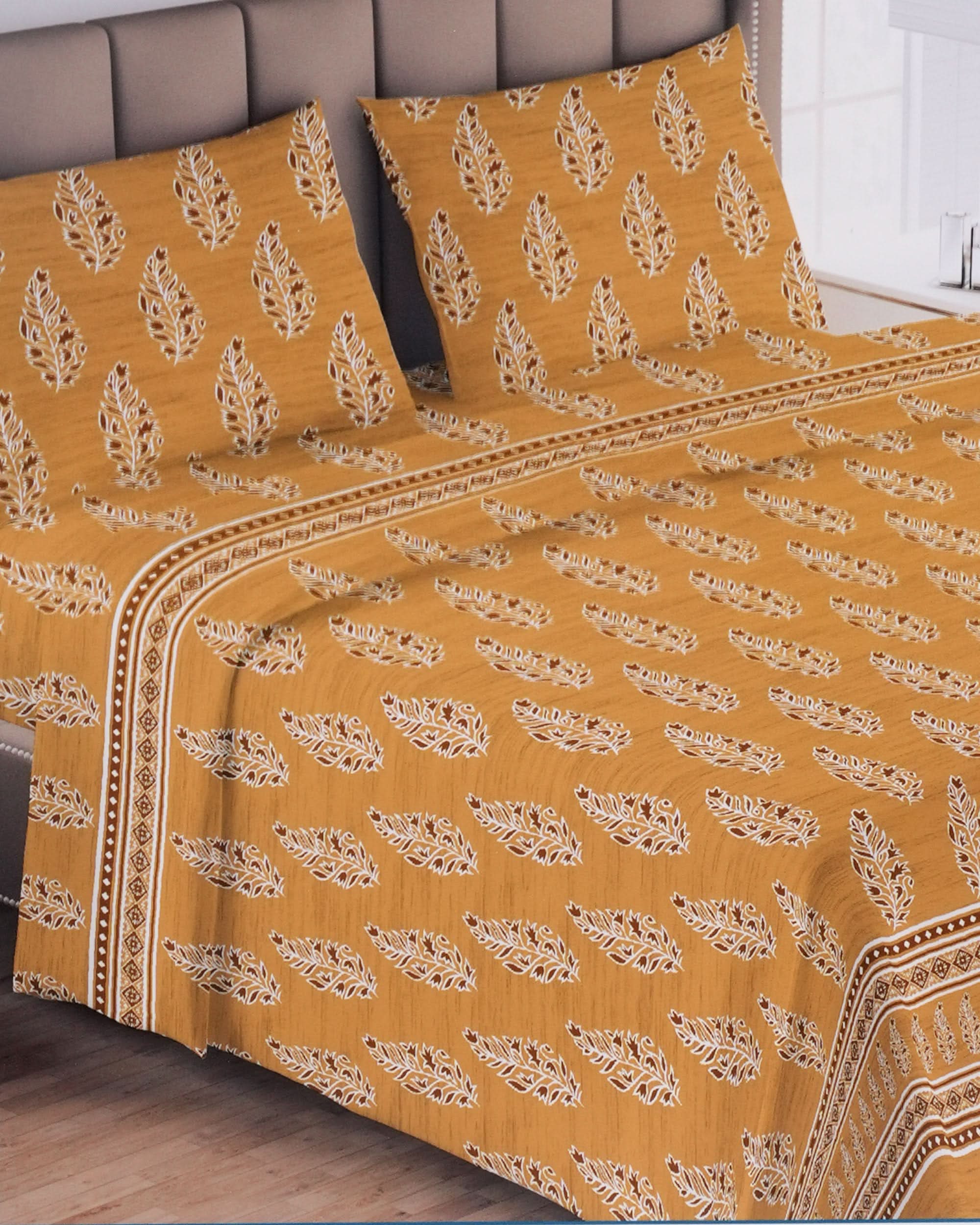 Printed Double Bed Sheet, Double Size Bed Sheet, Chase Value, Chase Value