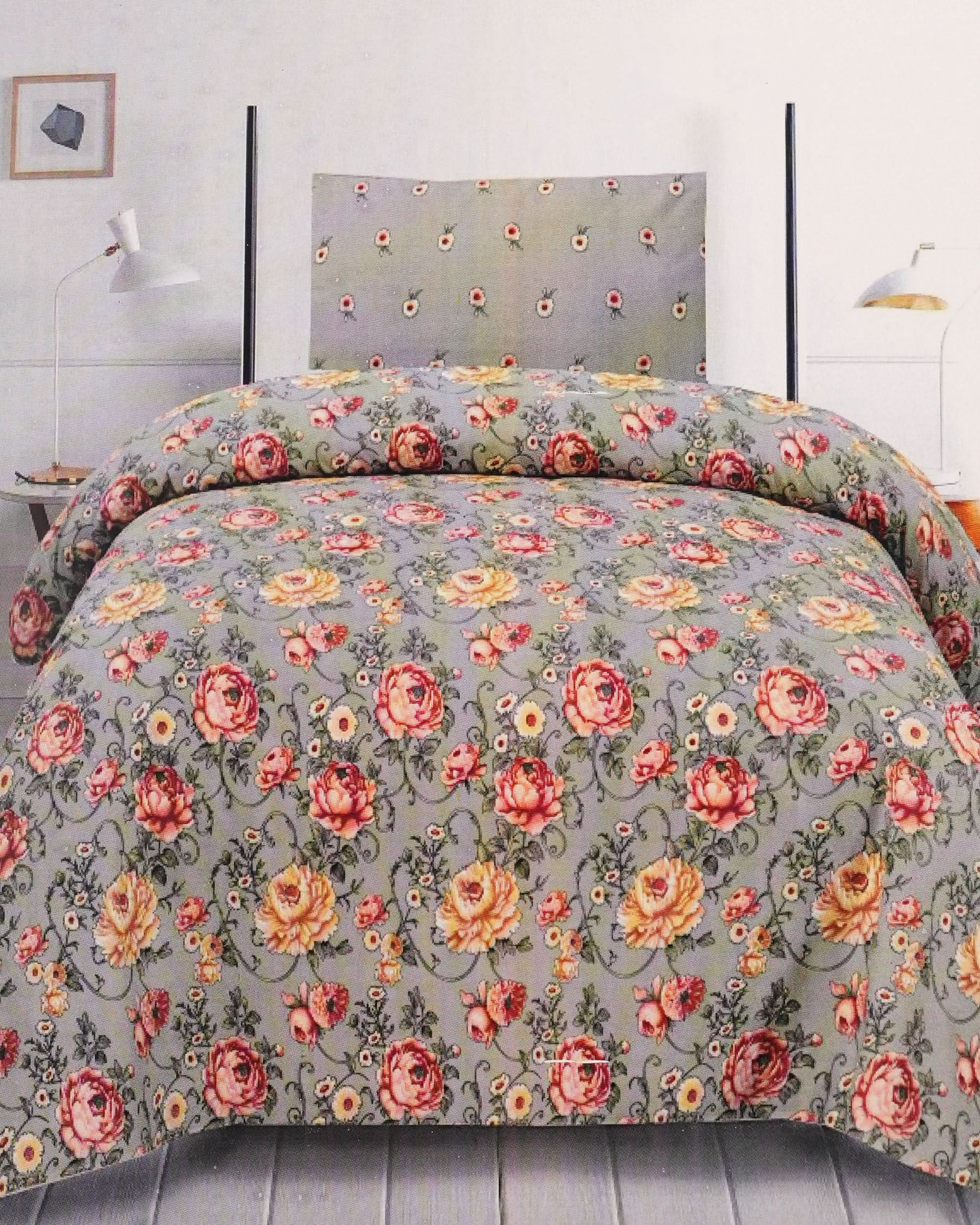 Valuables Single Bed Sheet – Salonika, Single Size Bed Sheet, Chase Value, Chase Value