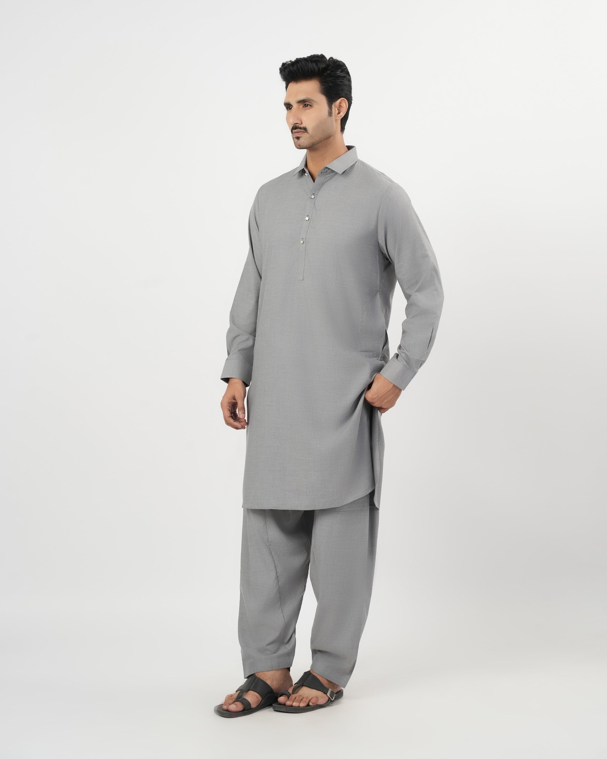 Eminent Men's Plain Shalwar Kameez