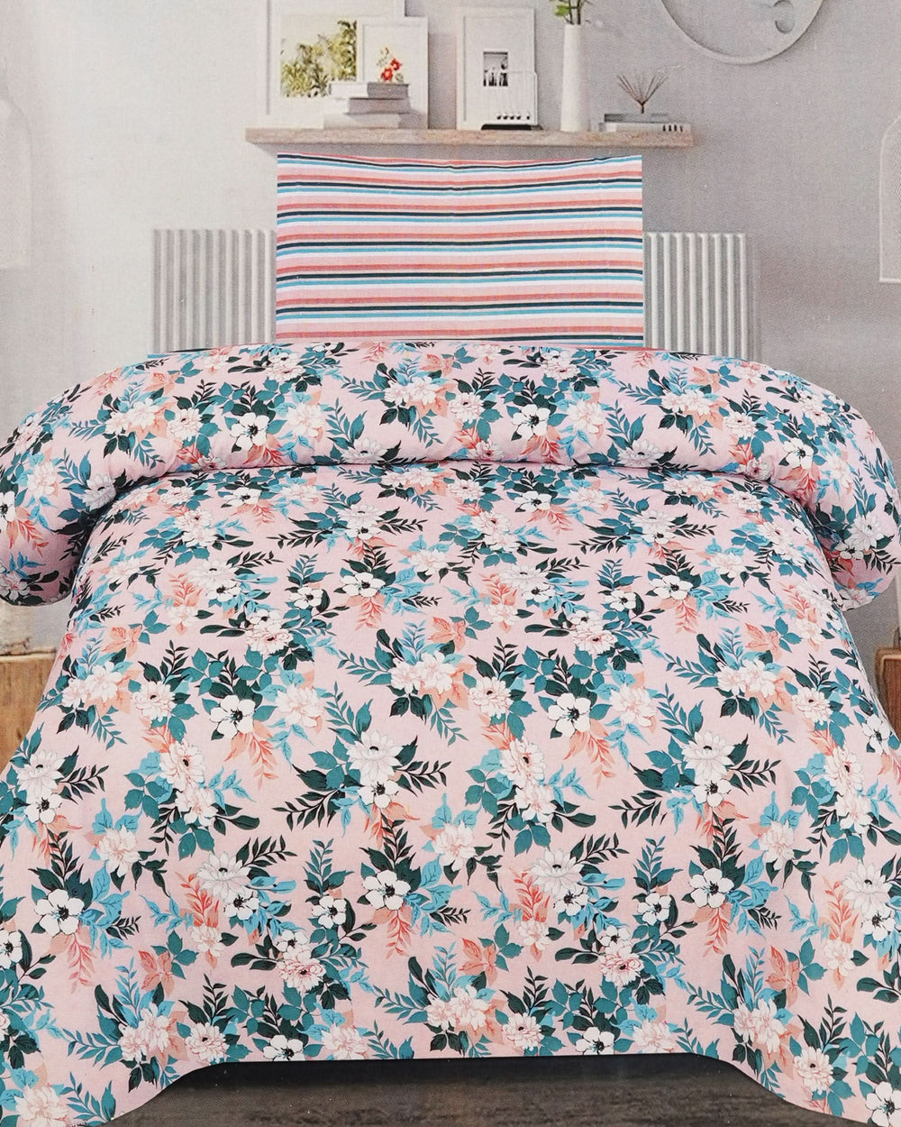 Valuables Single Bed Sheet – Salonika, Single Size Bed Sheet, Chase Value, Chase Value