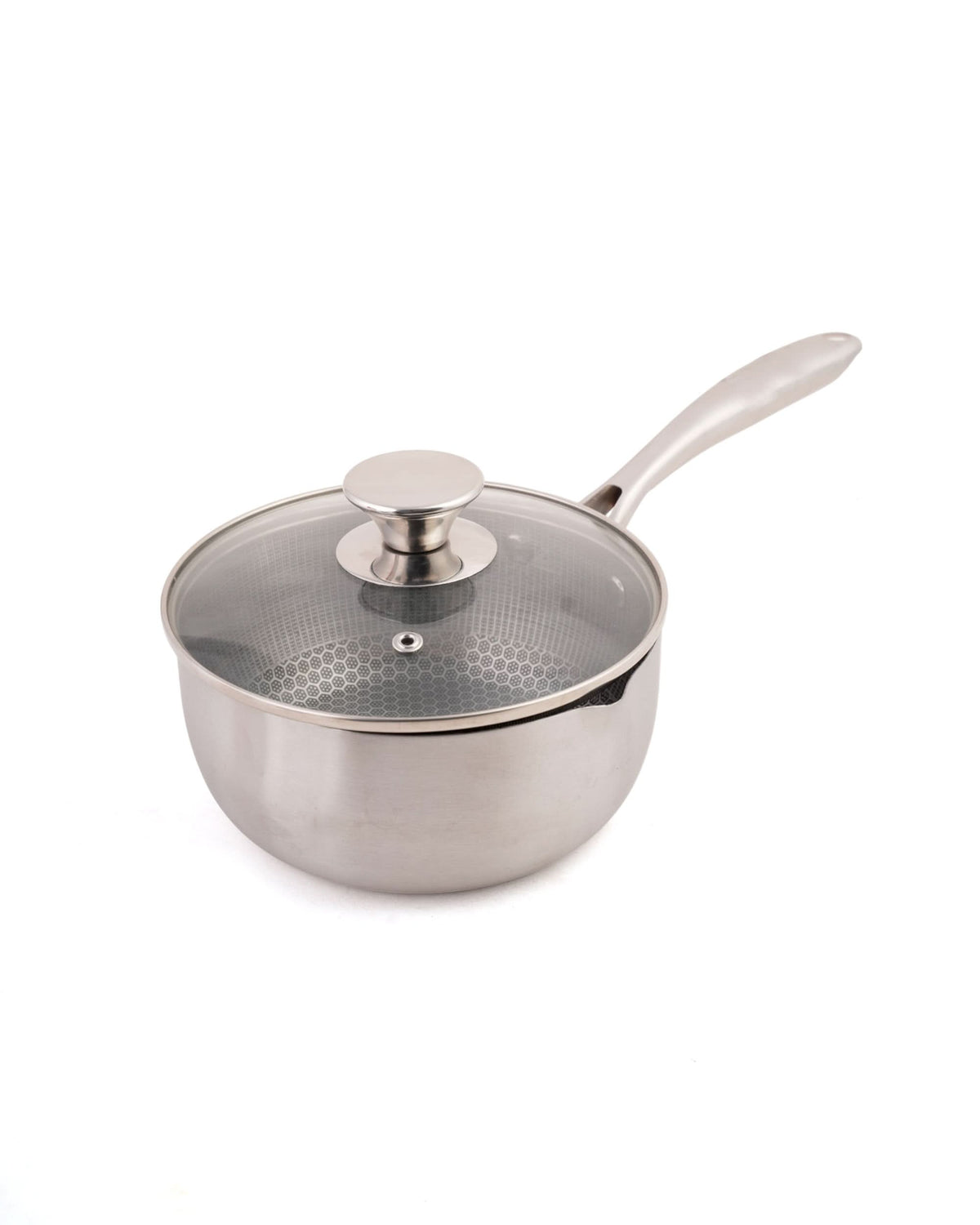 HoneyComb LaserCut Non-Stick Sauce Pan – 20CM, Cookware & Pans, Chase Value, Chase Value