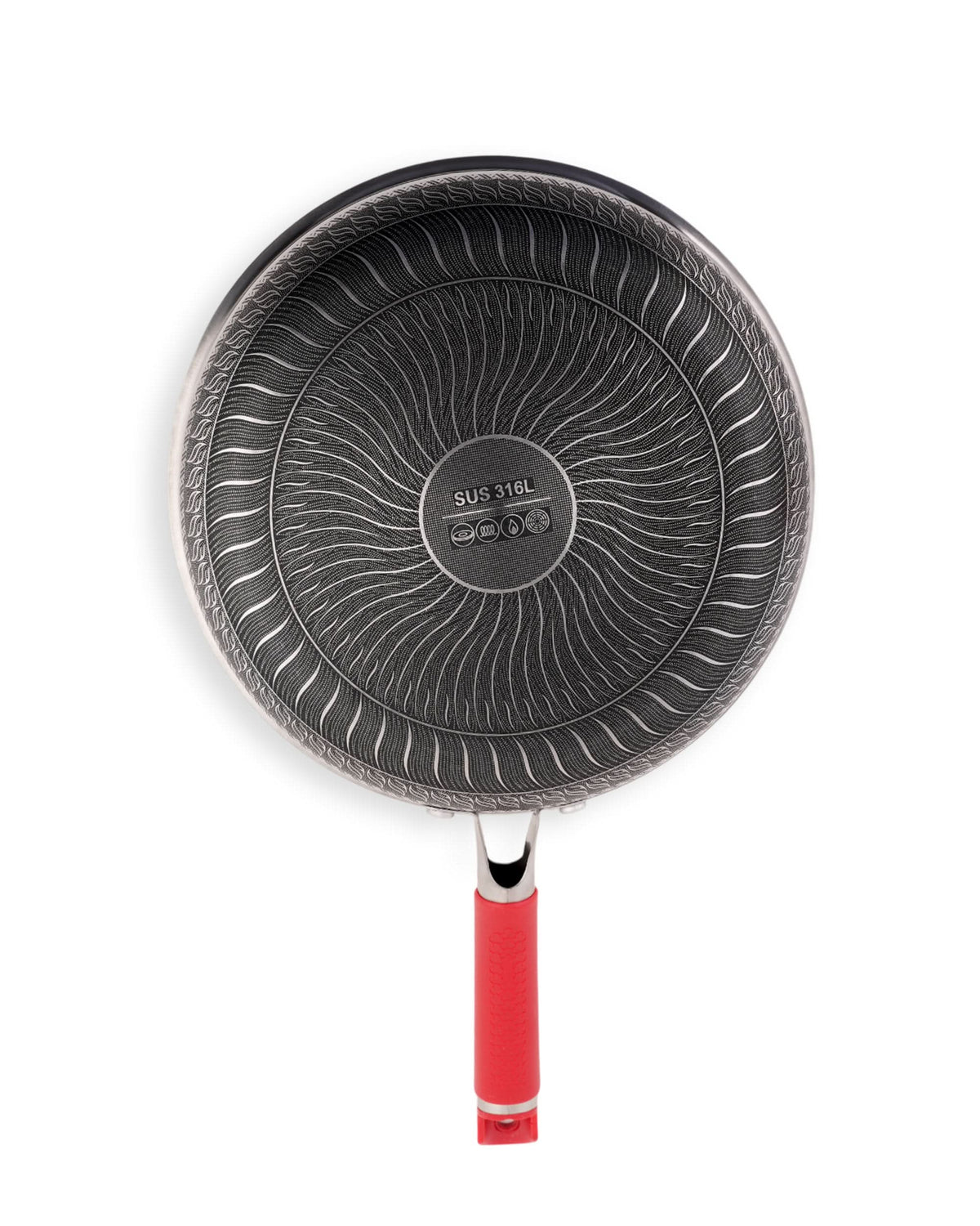 HoneyComb LaserCut Non-Stick Fry Pan – 24CM, Cookware & Pans, Chase Value, Chase Value