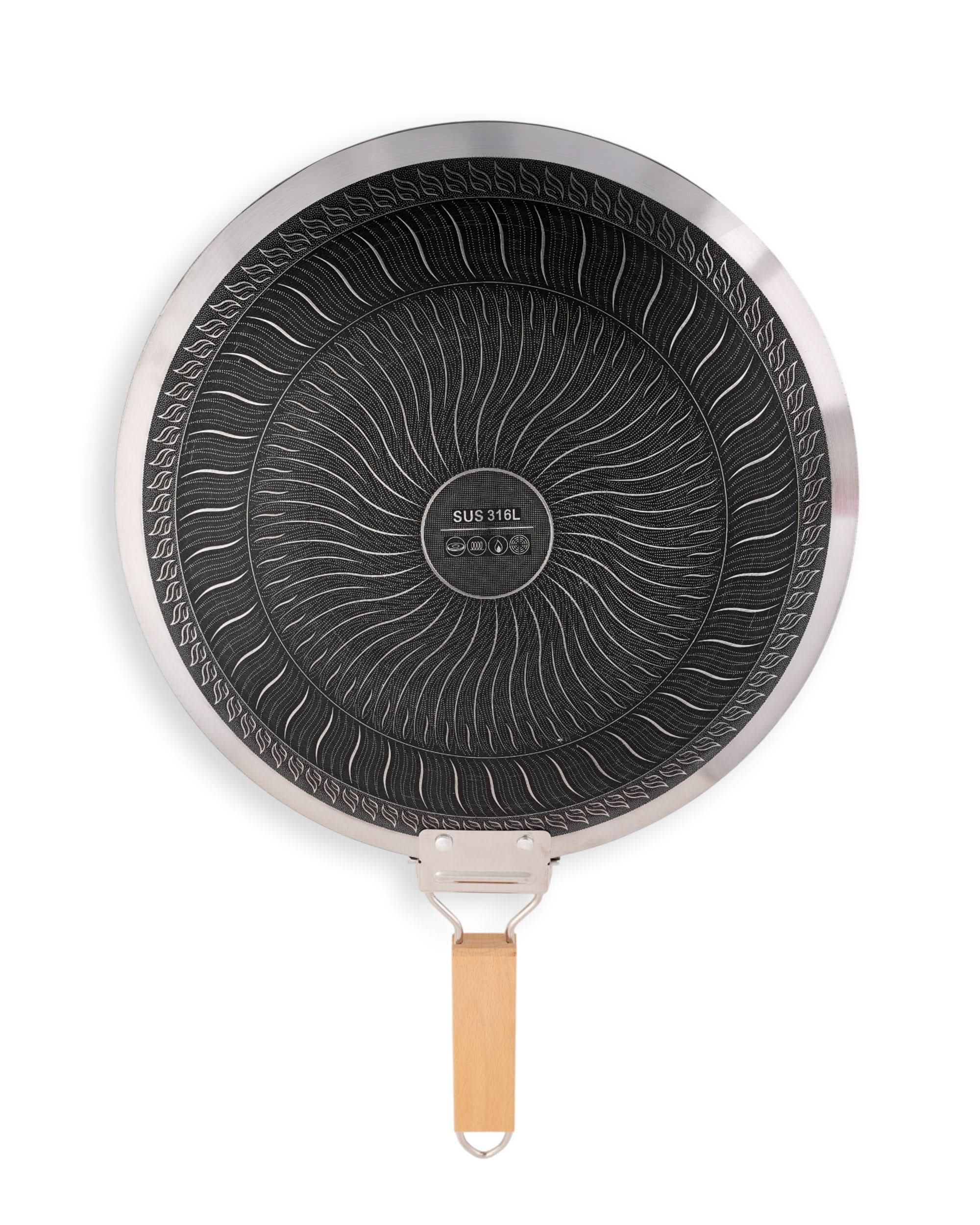 HoneyComb LaserCut Non-Stick Tawa, Cookware & Pans, Chase Value, Chase Value