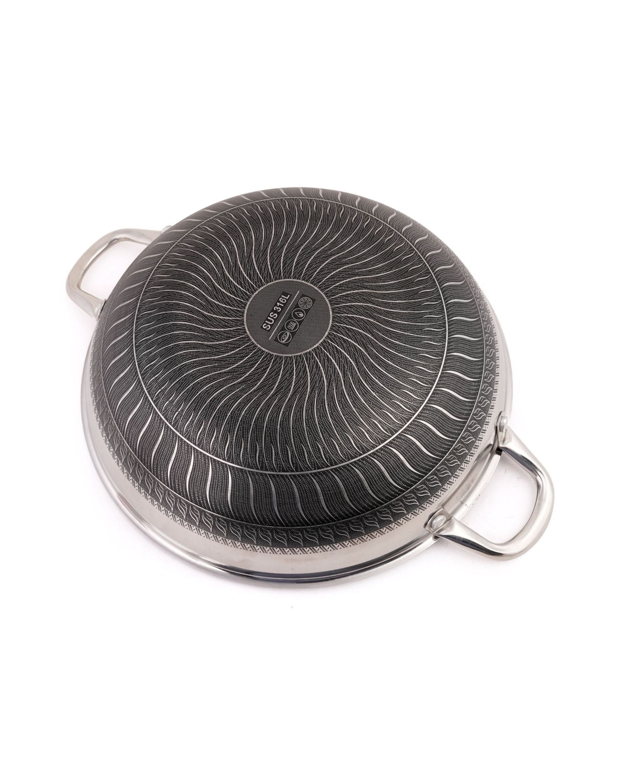 HoneyComb LaserCut Non-Stick Karahi – 24CM, Cookware & Pans, Chase Value, Chase Value