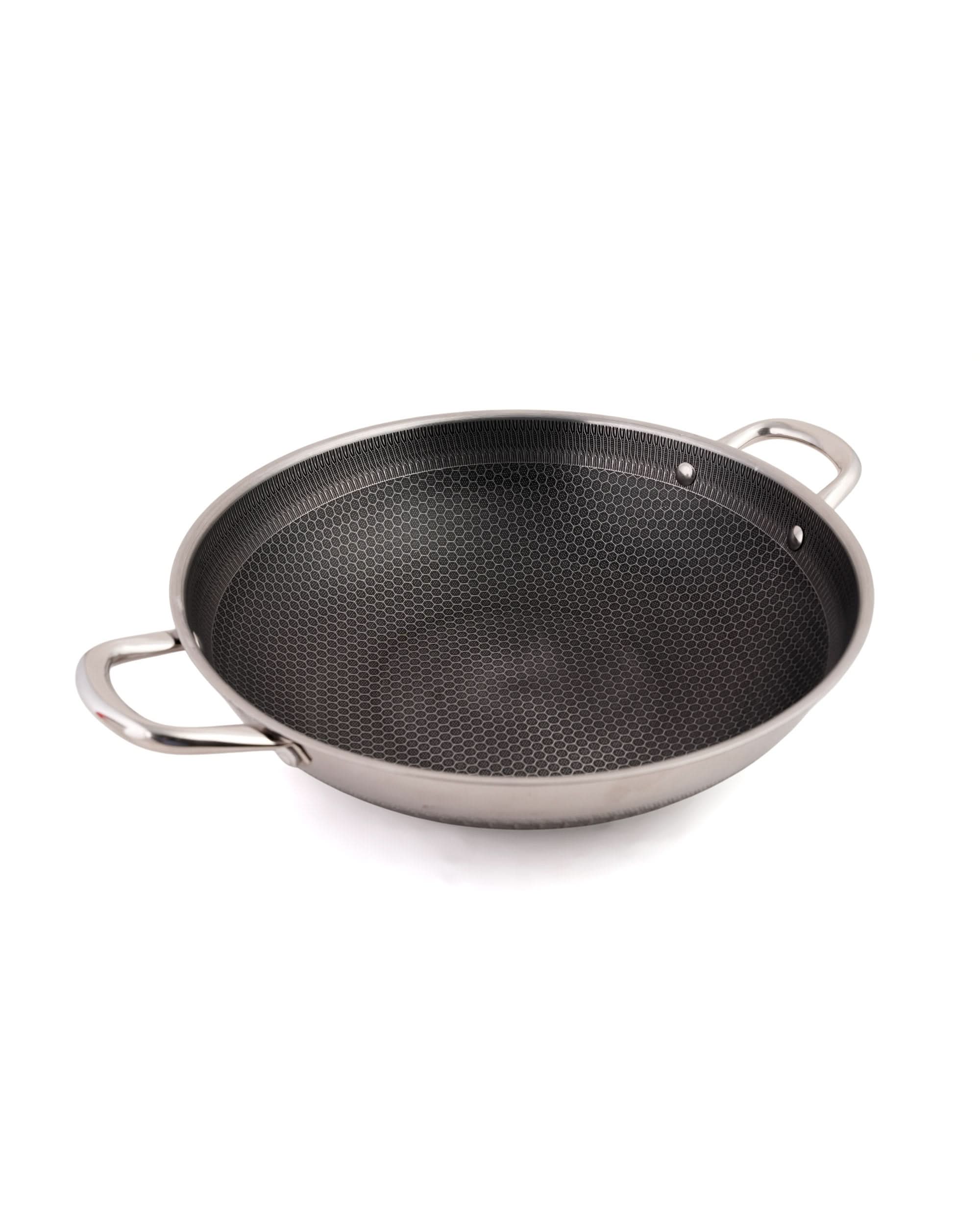 HoneyComb LaserCut Non-Stick Karahi – 24CM, Cookware & Pans, Chase Value, Chase Value