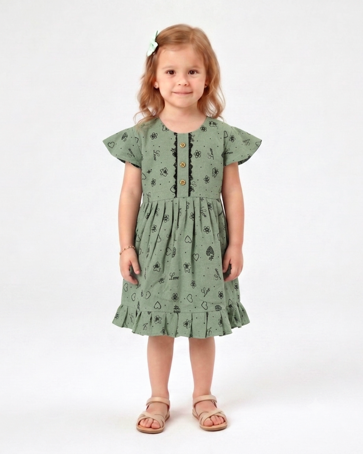 Girls' Printed Frock