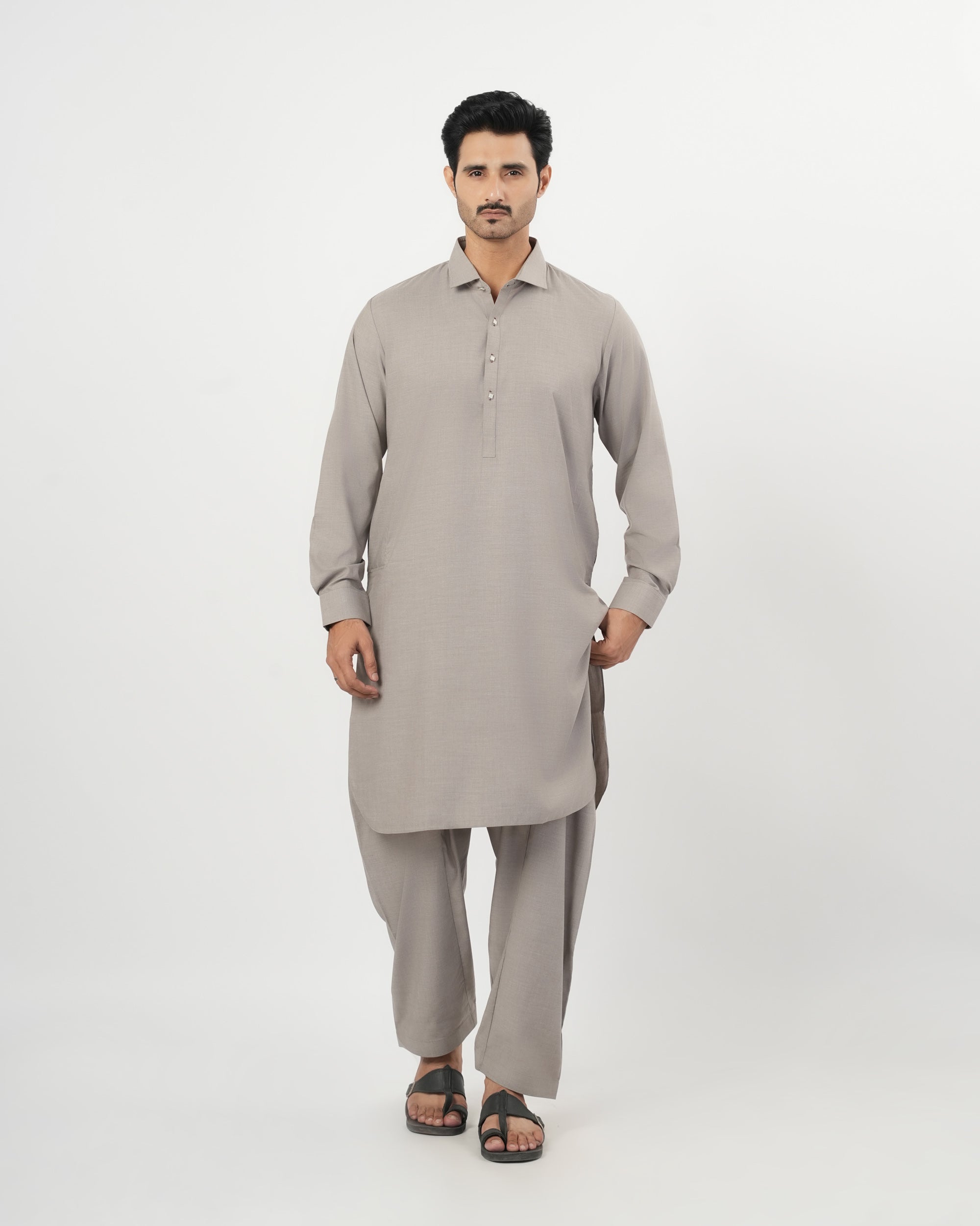 Eminent Men's Plain Shalwar Kameez