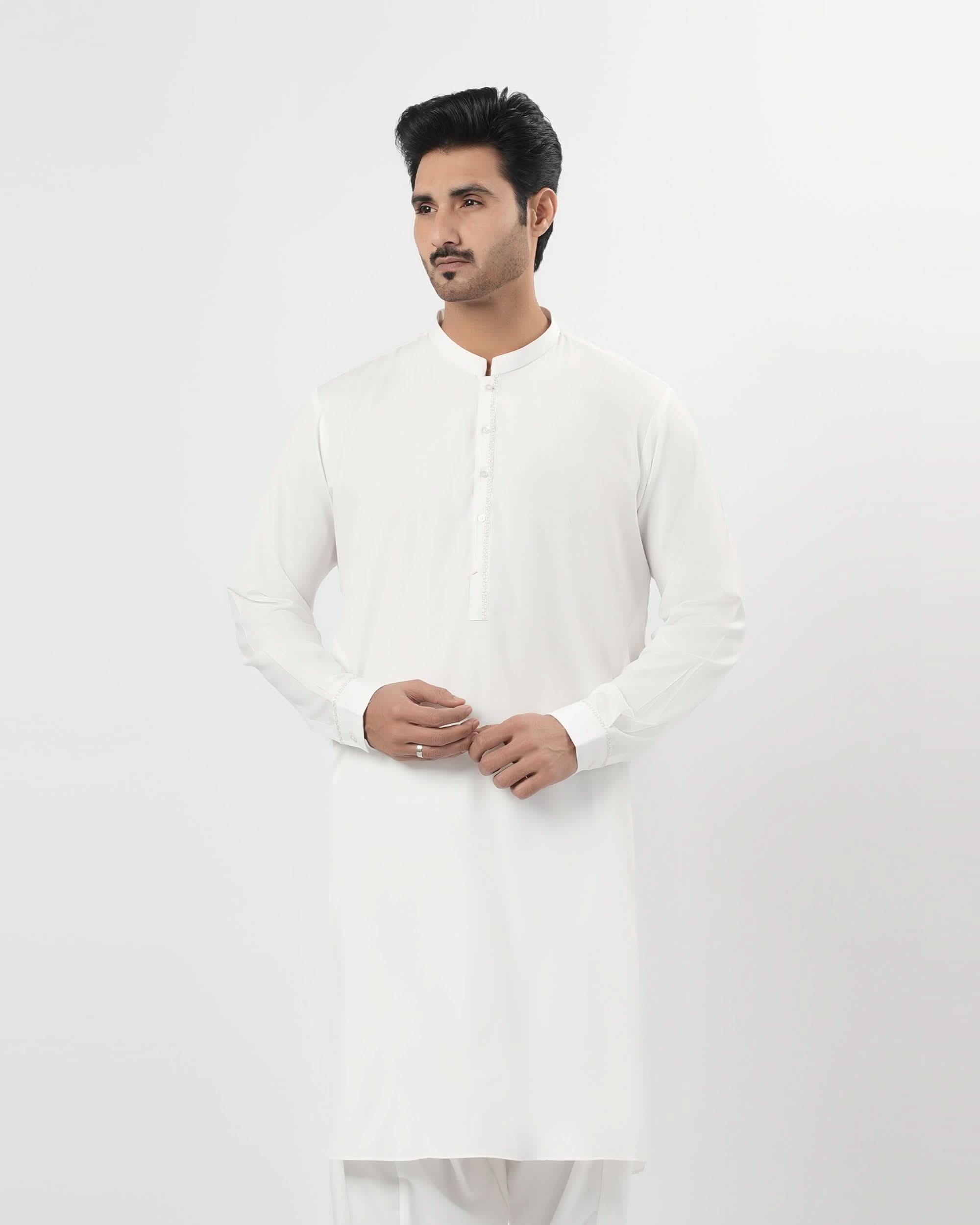 Valuables Men’s Embroidered Kurta Shalwar Suit, Men's Shalwar Kameez, Valuables, Chase Value