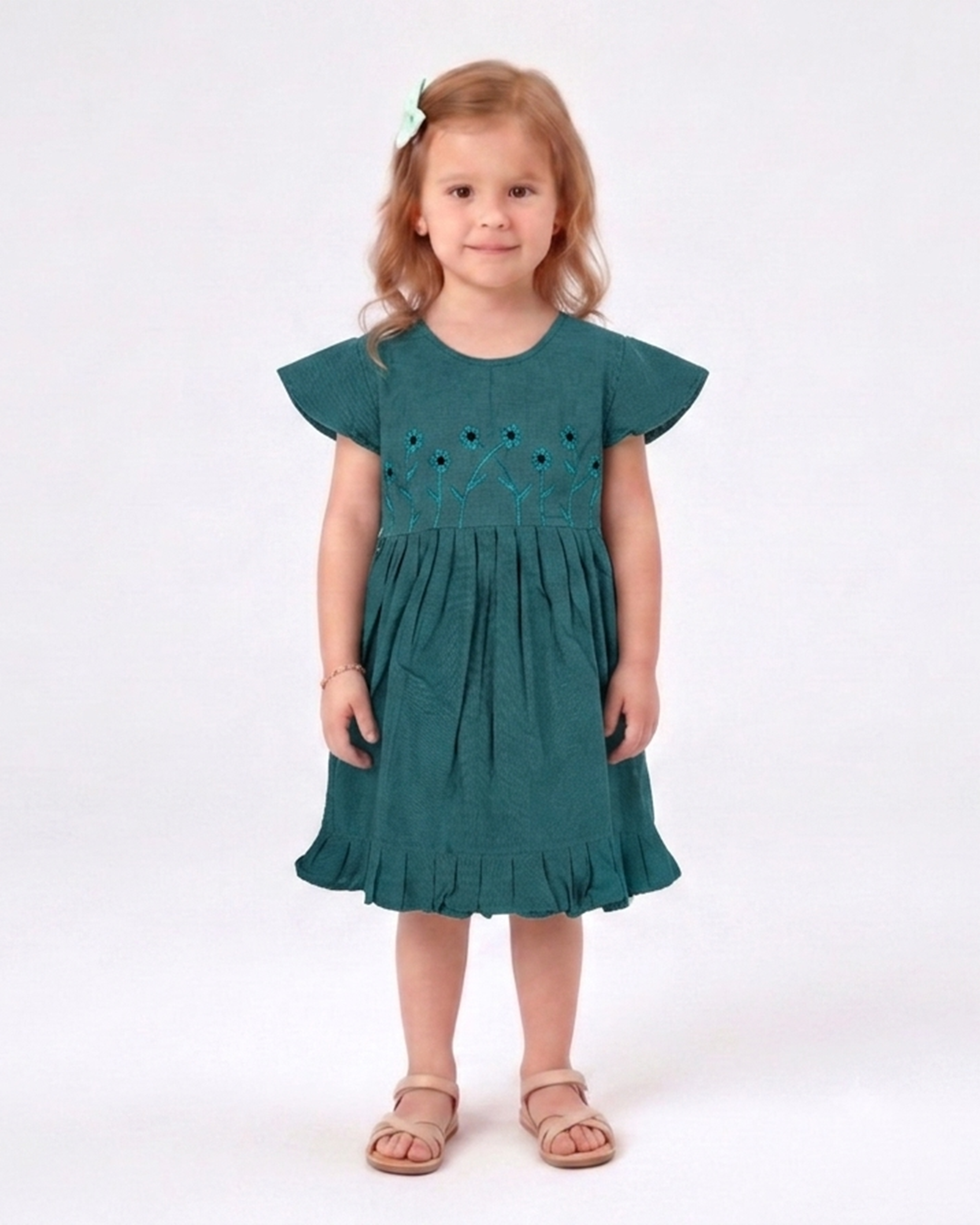 Girls' Embroidered Frock