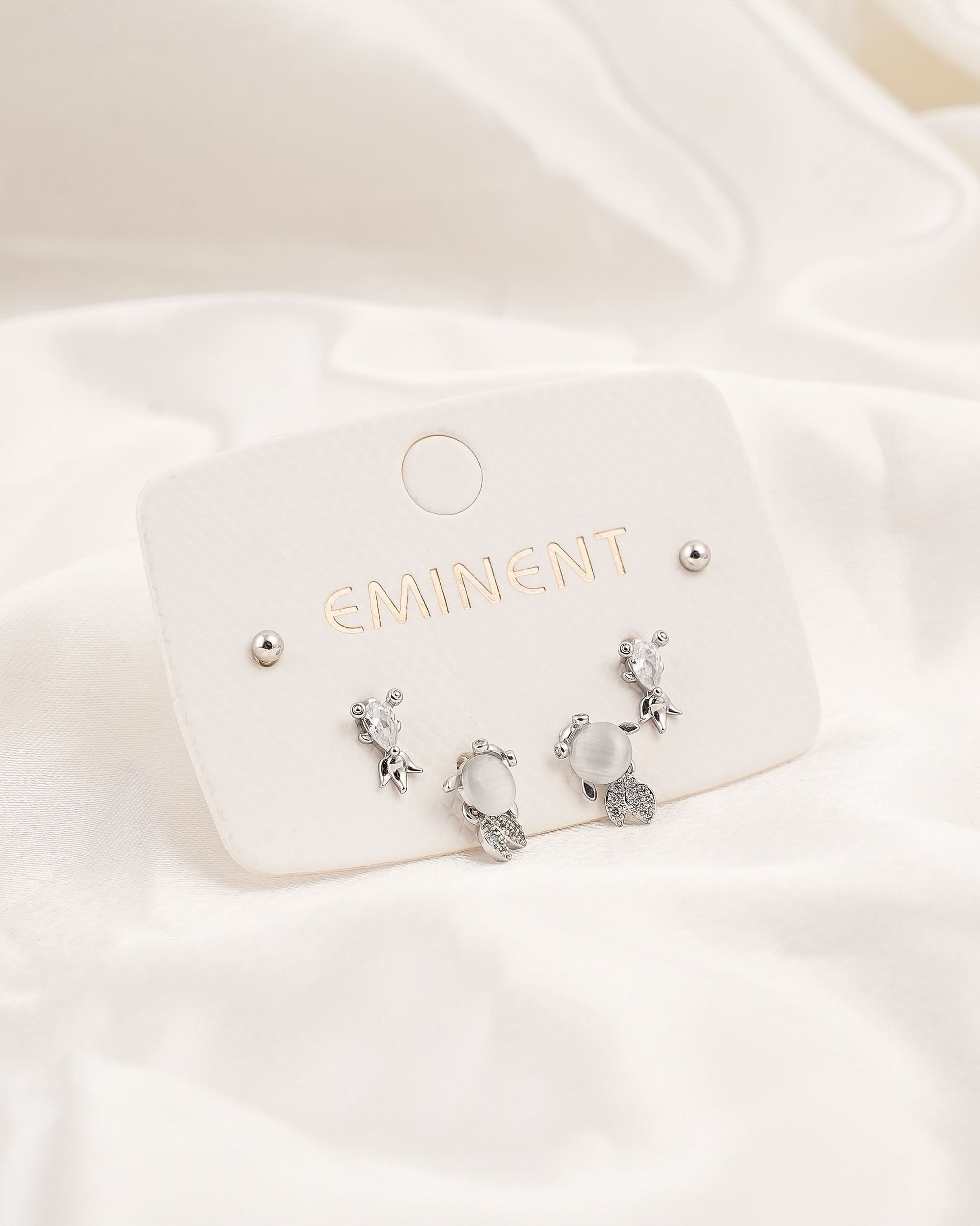 Eminent Women's Ear Top 3Pcs, Women Earrings & Tops, Eminent, Chase Value