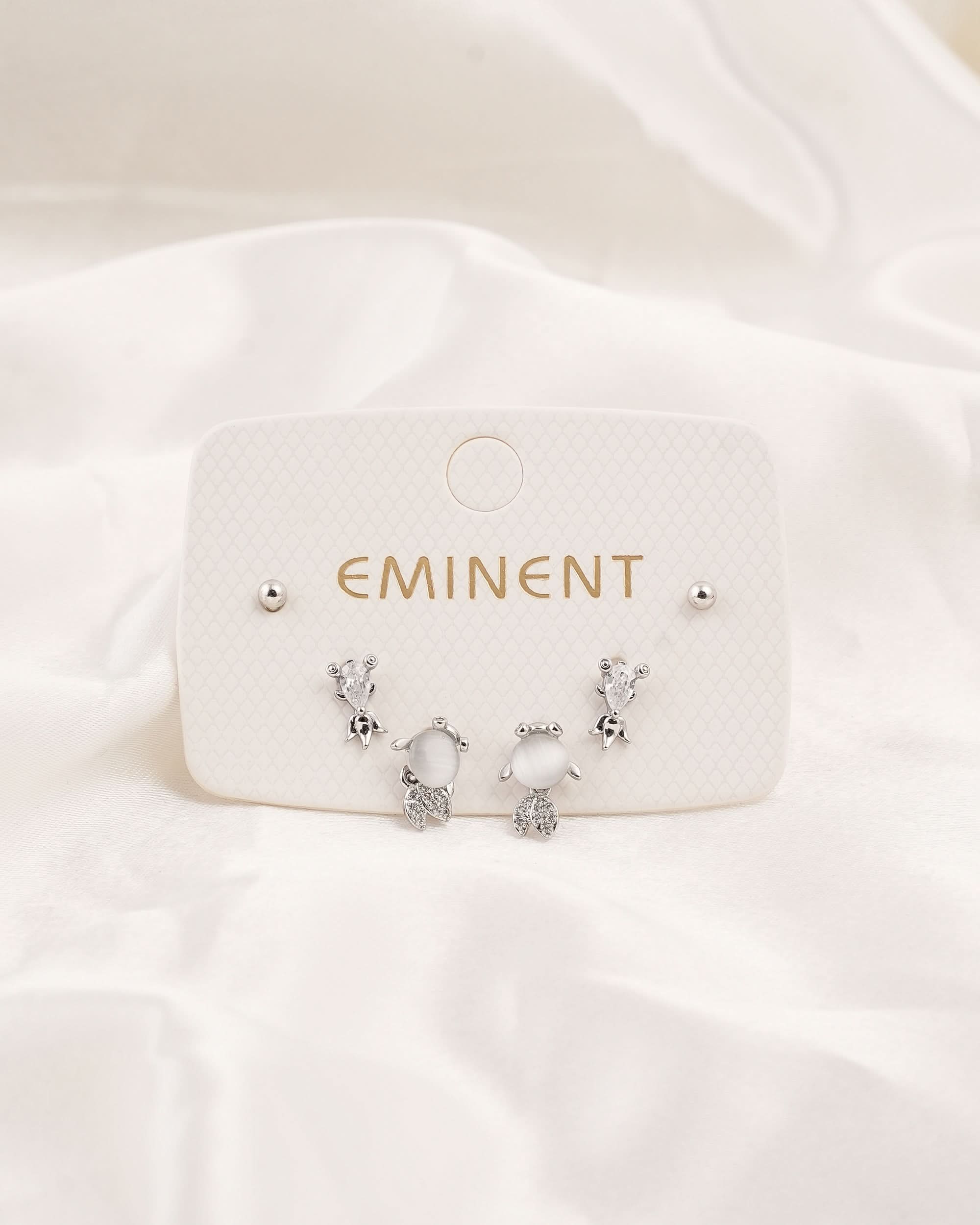 Eminent Women's Ear Top 3Pcs, Women Earrings & Tops, Eminent, Chase Value